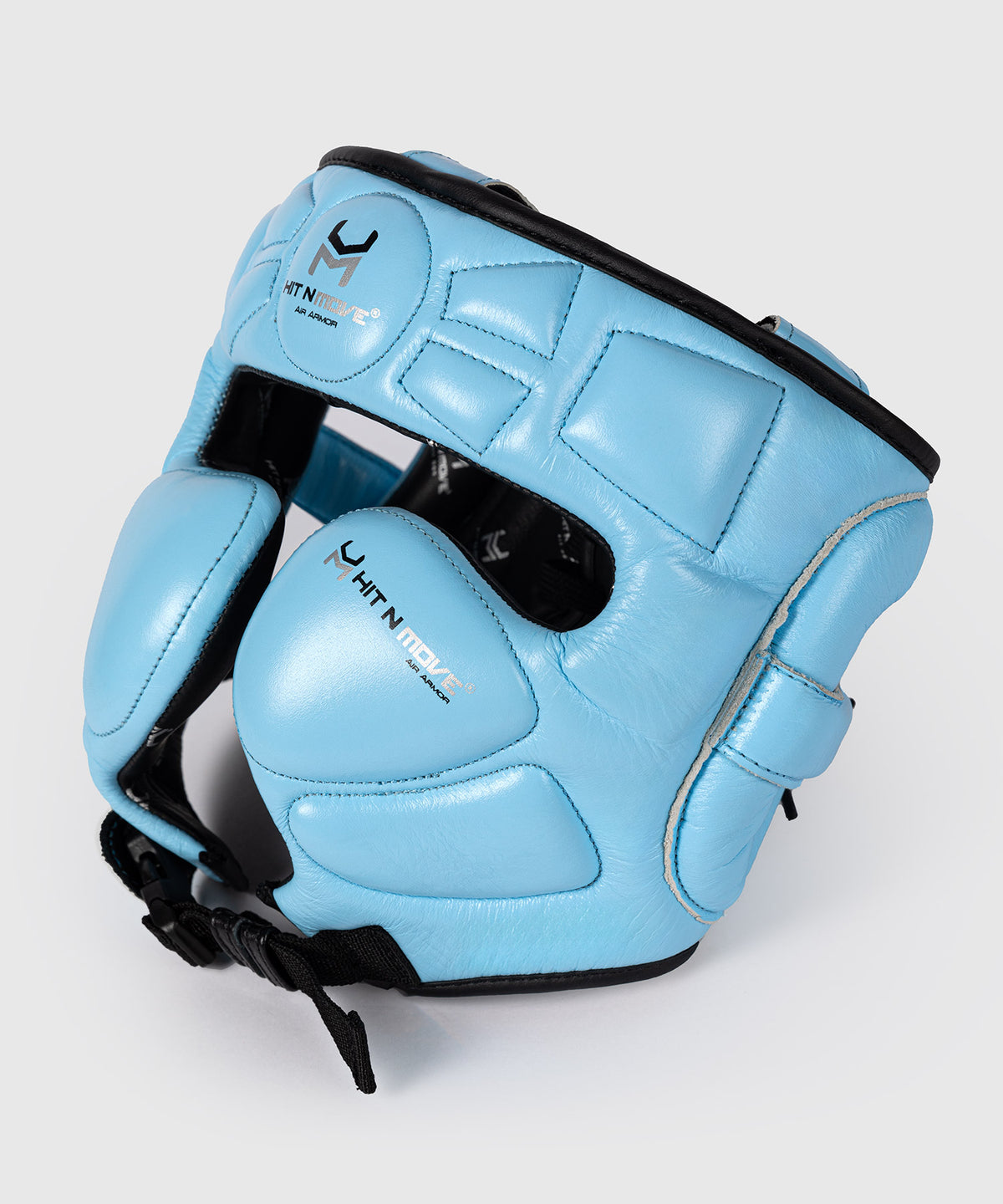 Hit N Move Air Armor Casco de Boxeo - Azul Celeste