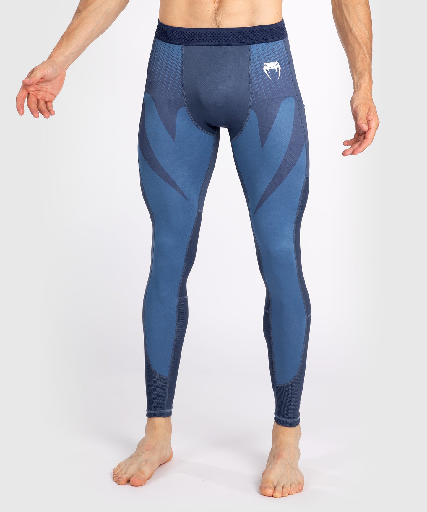 Venum Attack Pantalones de Compresión para Hombre - Azul Marino