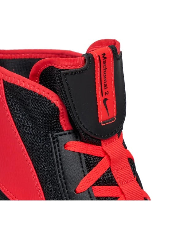 Chaussures De Boxe Semi-Montantes Nike Machomai 2 - Orange/Noir