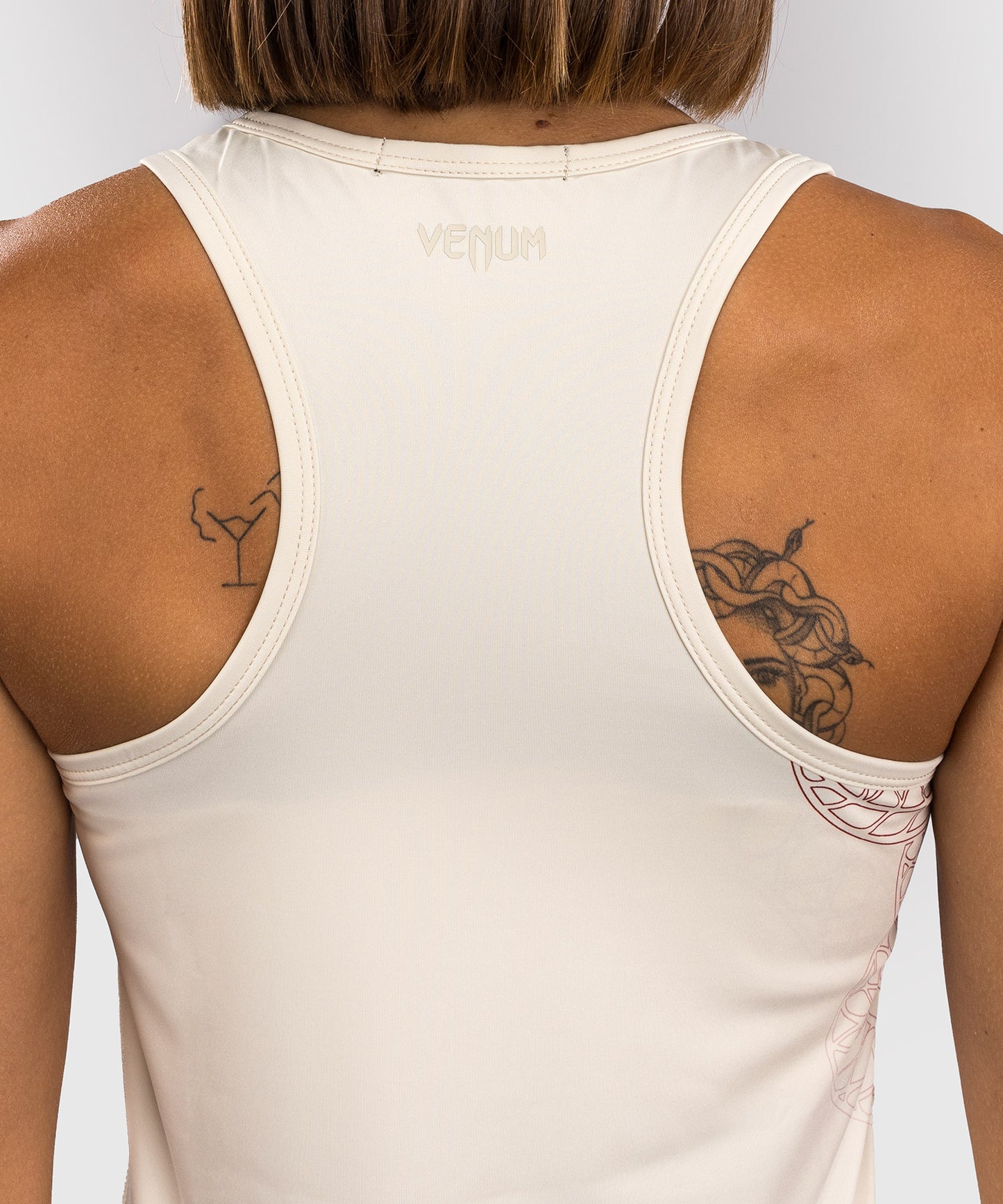 Venum Serpenti Damen Tank Top – Elfenbein/Burgunder