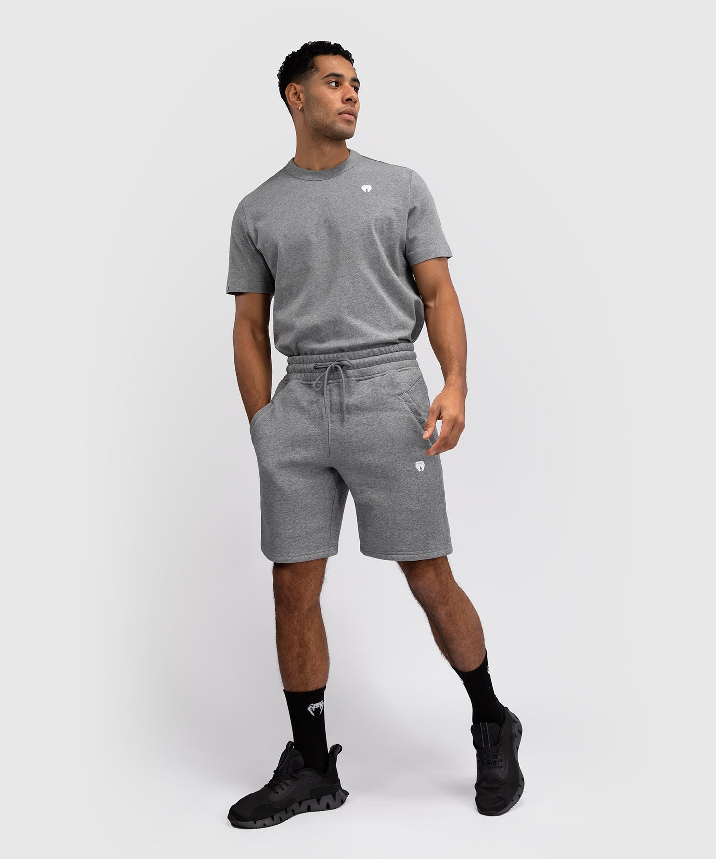 Shorts en Coton Venum Silent Power - Cloudy Grey