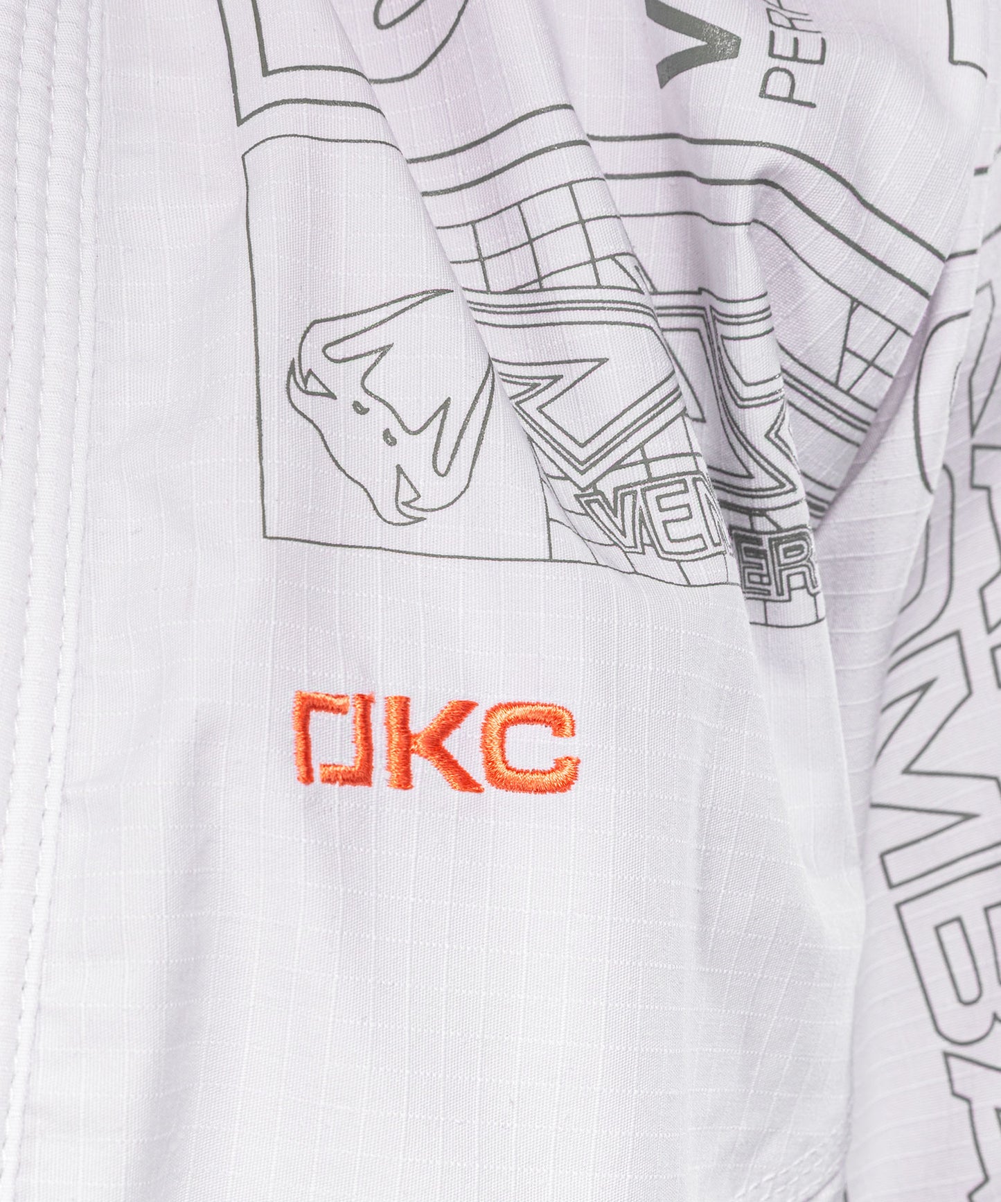 Karate Combat by Venum BJJ Gi – Weiß/Grau