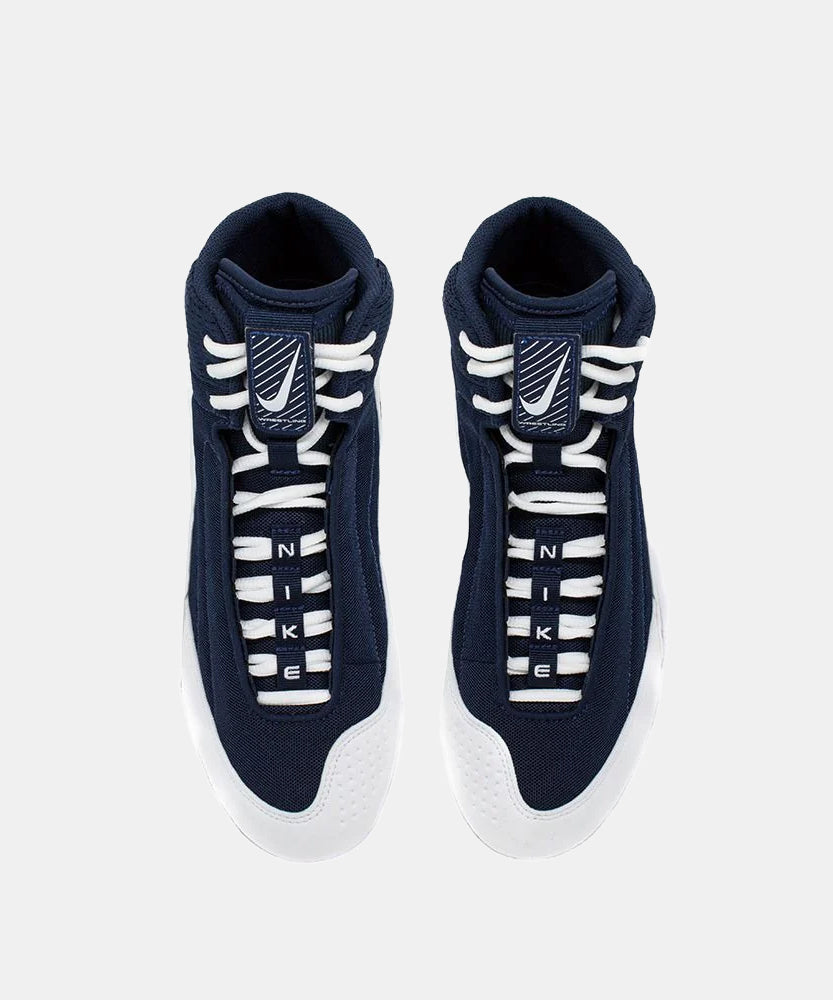Chaussures de Lutte Inflict 4 Nike - Bleu Marine/Blanc