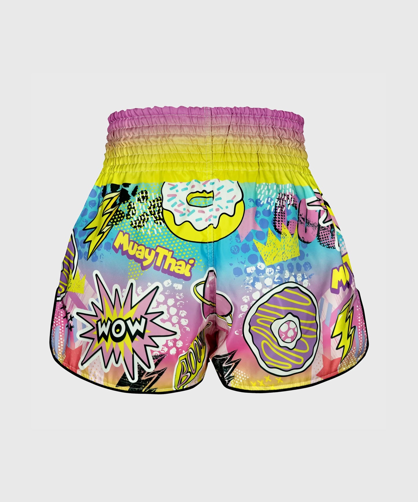 Tuff Retro Style The Savage Boy Muay Thai Shorts - Gelb