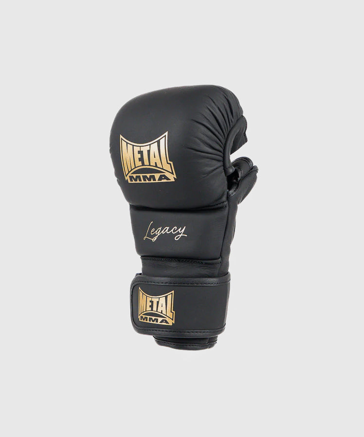 Metal Boxe Legacy MMA Sparring Gloves - Black