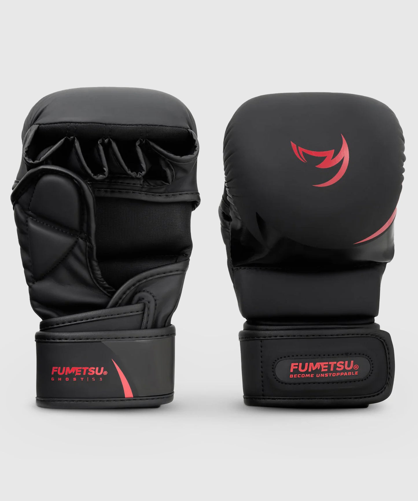 Gants de sparring MMA Ghost S3 Fumetsu - Noir/Rouge