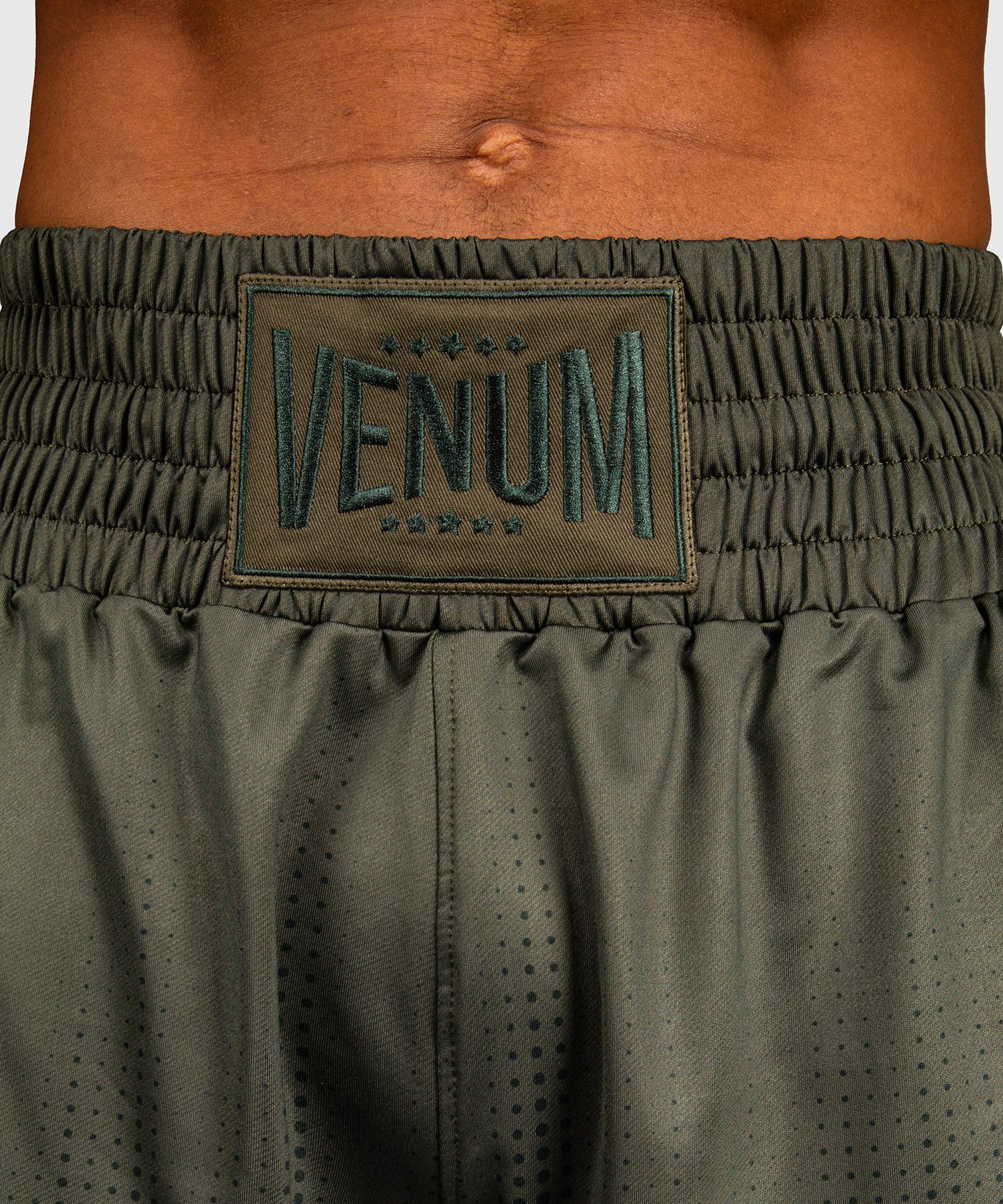 Venum Stealth Boxing Shorts - Khaki/Dark Green