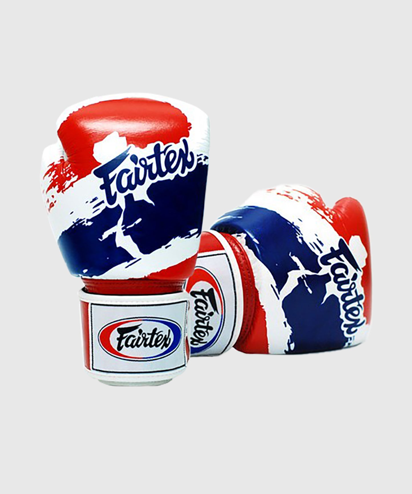 Gants de Boxe Fairtex Thai Pride - Blanc/Bleu/Rouge