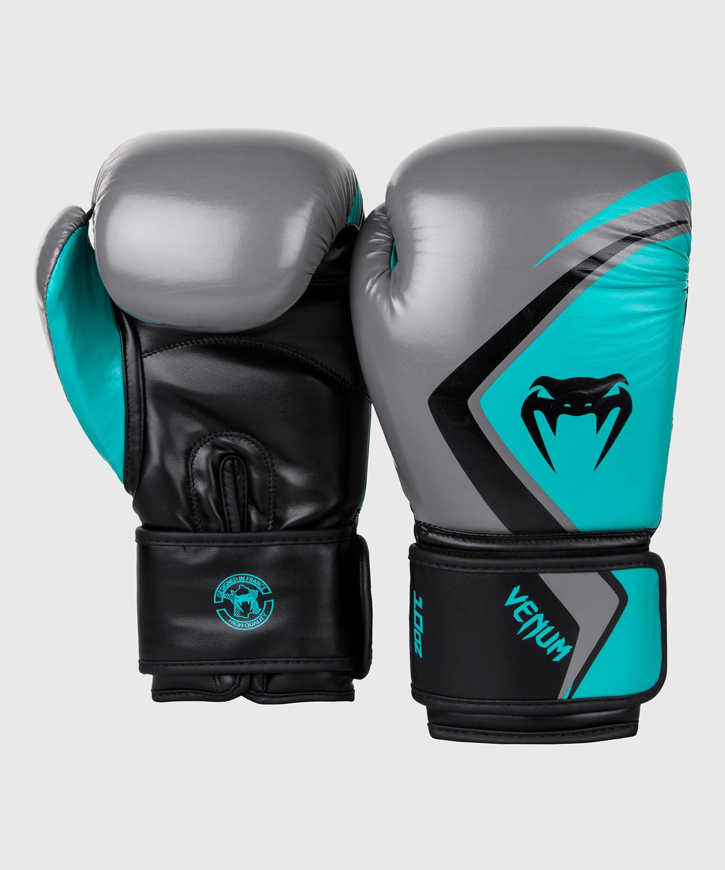 Gants de boxe Venum Contender 2.0 - Gris/Turquoise-Noir
