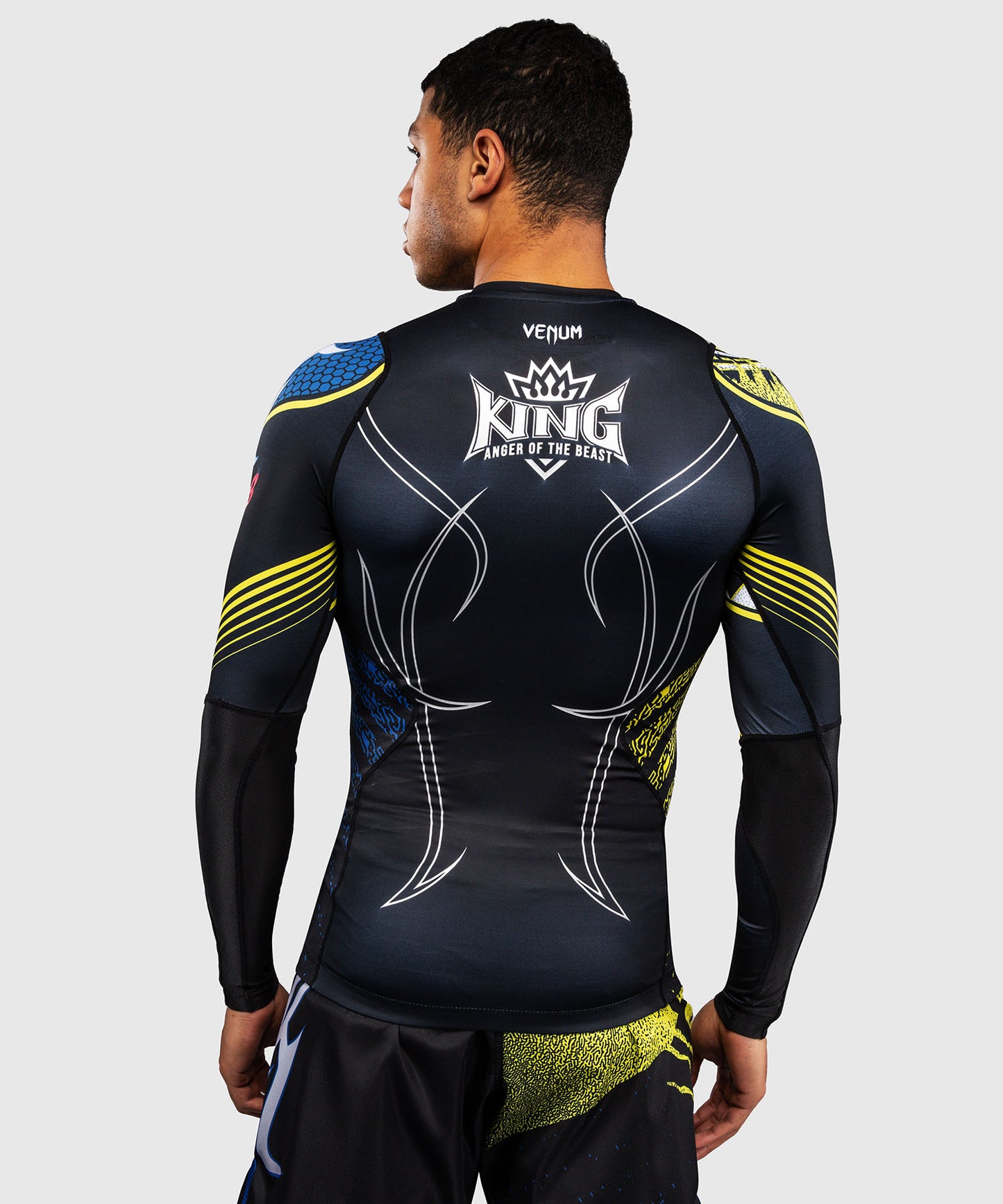 Rashguard à Manches Longues King Venum x TEKKEN 8 - Noir/Jaune