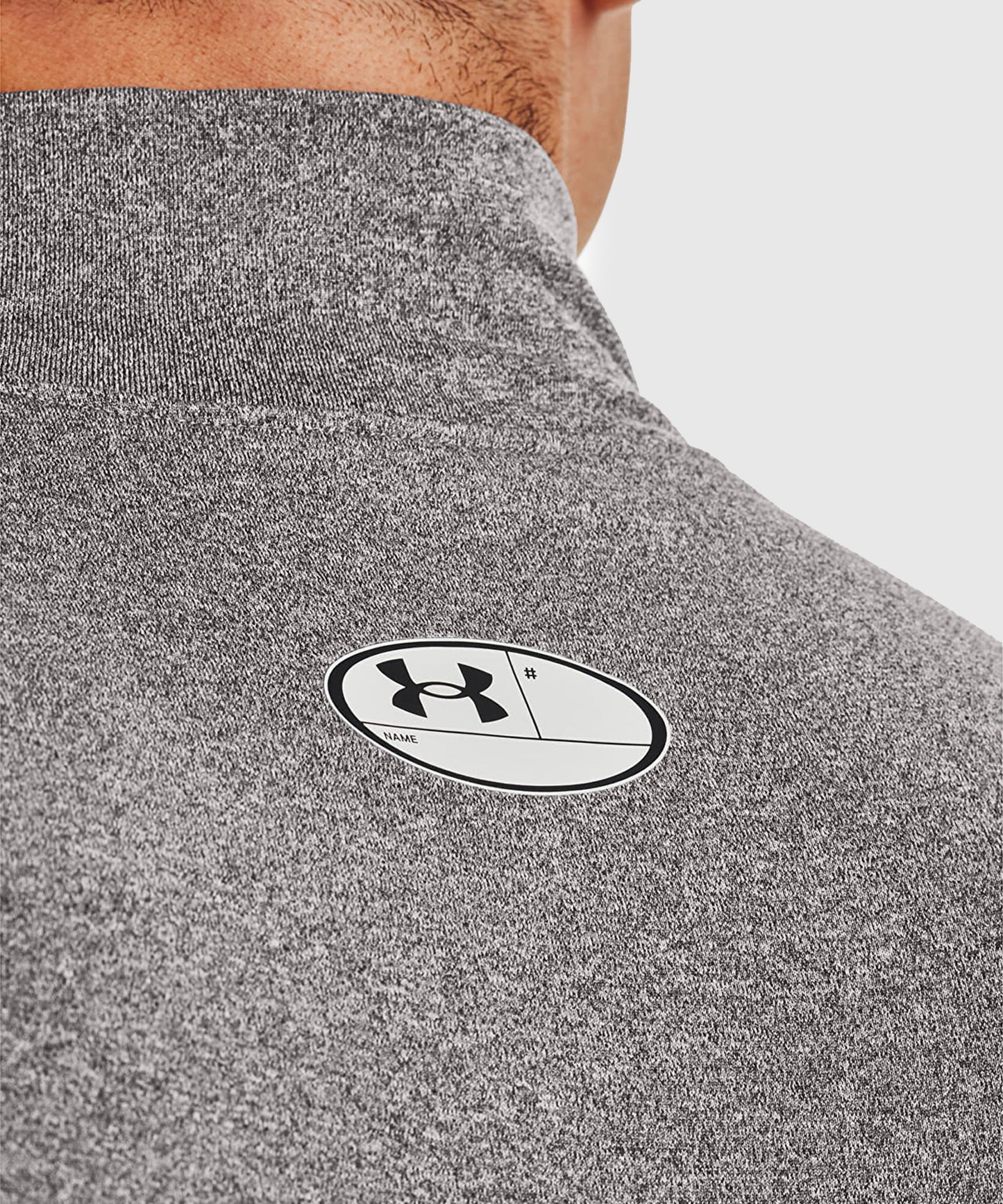 Haut De Compression À Col Montant Under Armour Coldgear - Gris