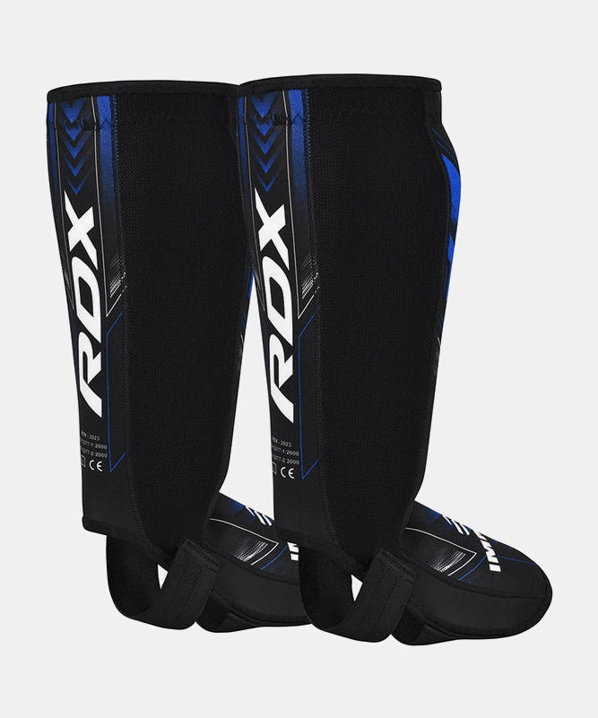 RDX Espinilleras de Neopreno IMMAF Approved - Negro/Azul