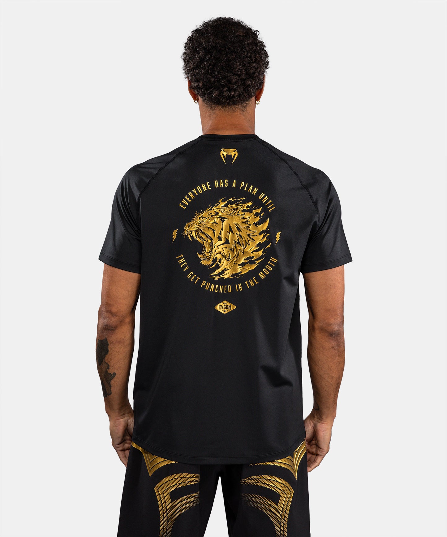 Venum x Mike Tyson Tiger Camiseta Dry Tech Tiger - Negro/Oro
