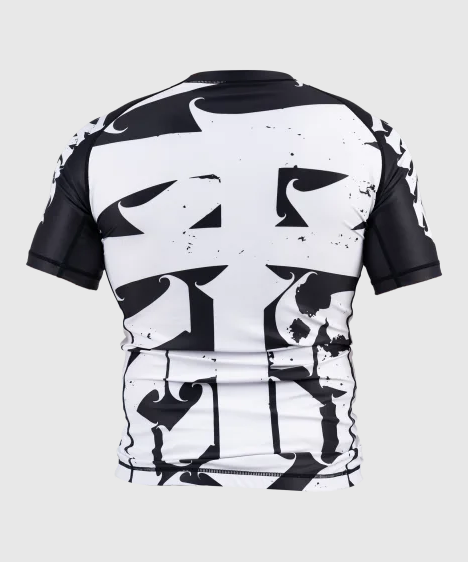 Rashguard Scramble Hanzi Monochrome - Noir/Blanc