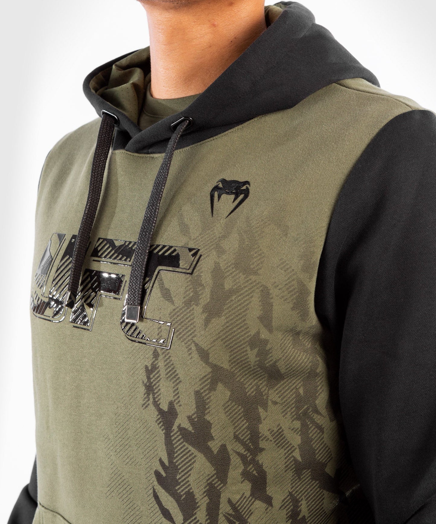 UFC Men's Hooded Sweatshirt Venum Authentic Fight Week - Khaki