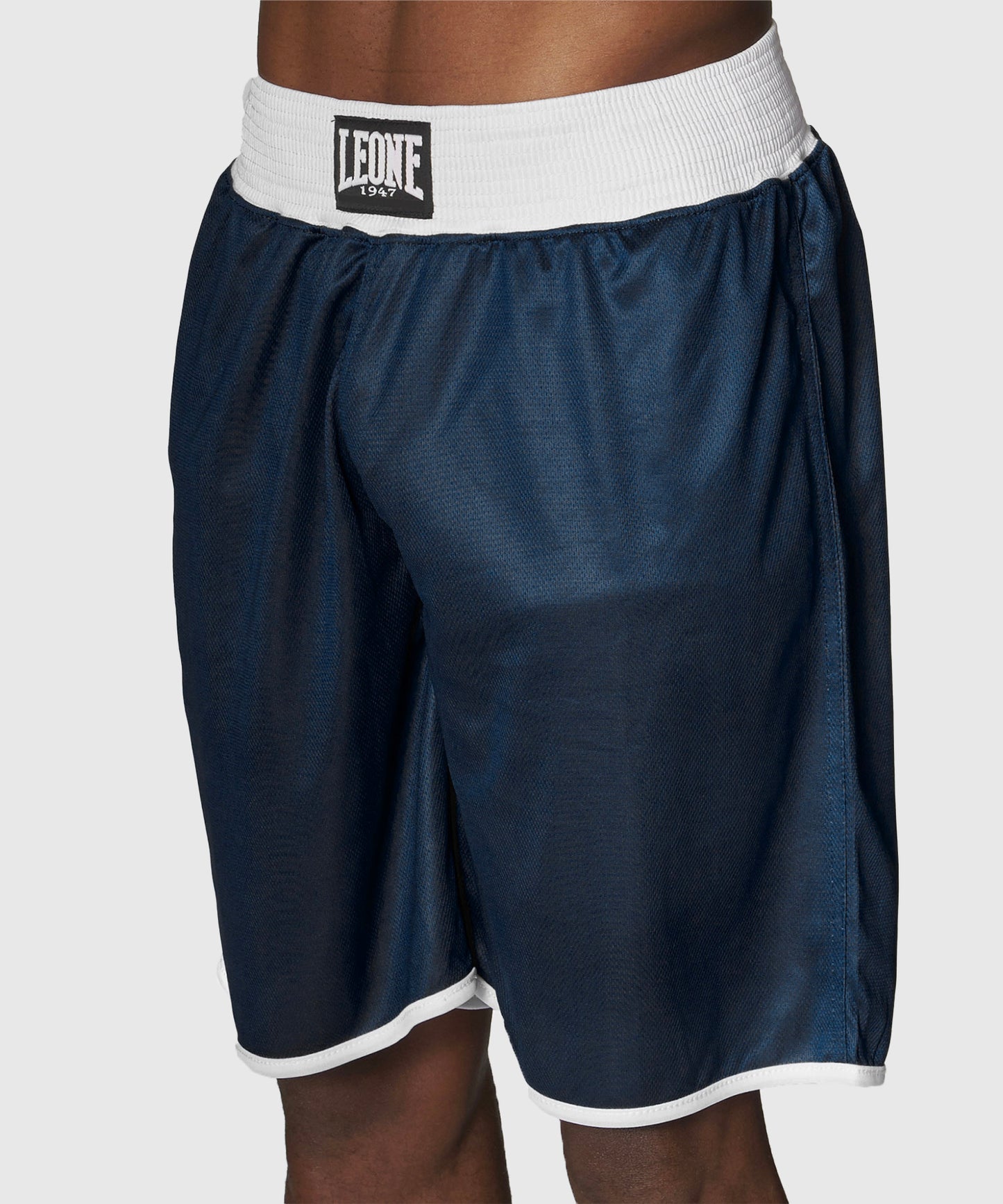 Leone Pantalones Cortos de Boxeo Reversible - Azul/Rojo