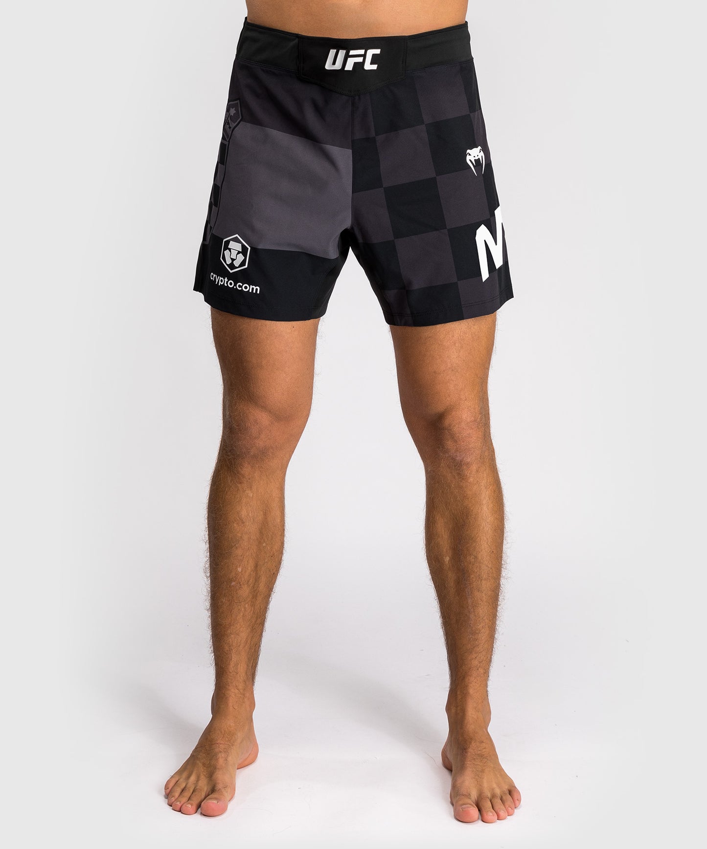 UFC Unrivaled by Venum Stipe Miocic Pantalones Cortos de Lucha Ajustados para Hombres - Negro
