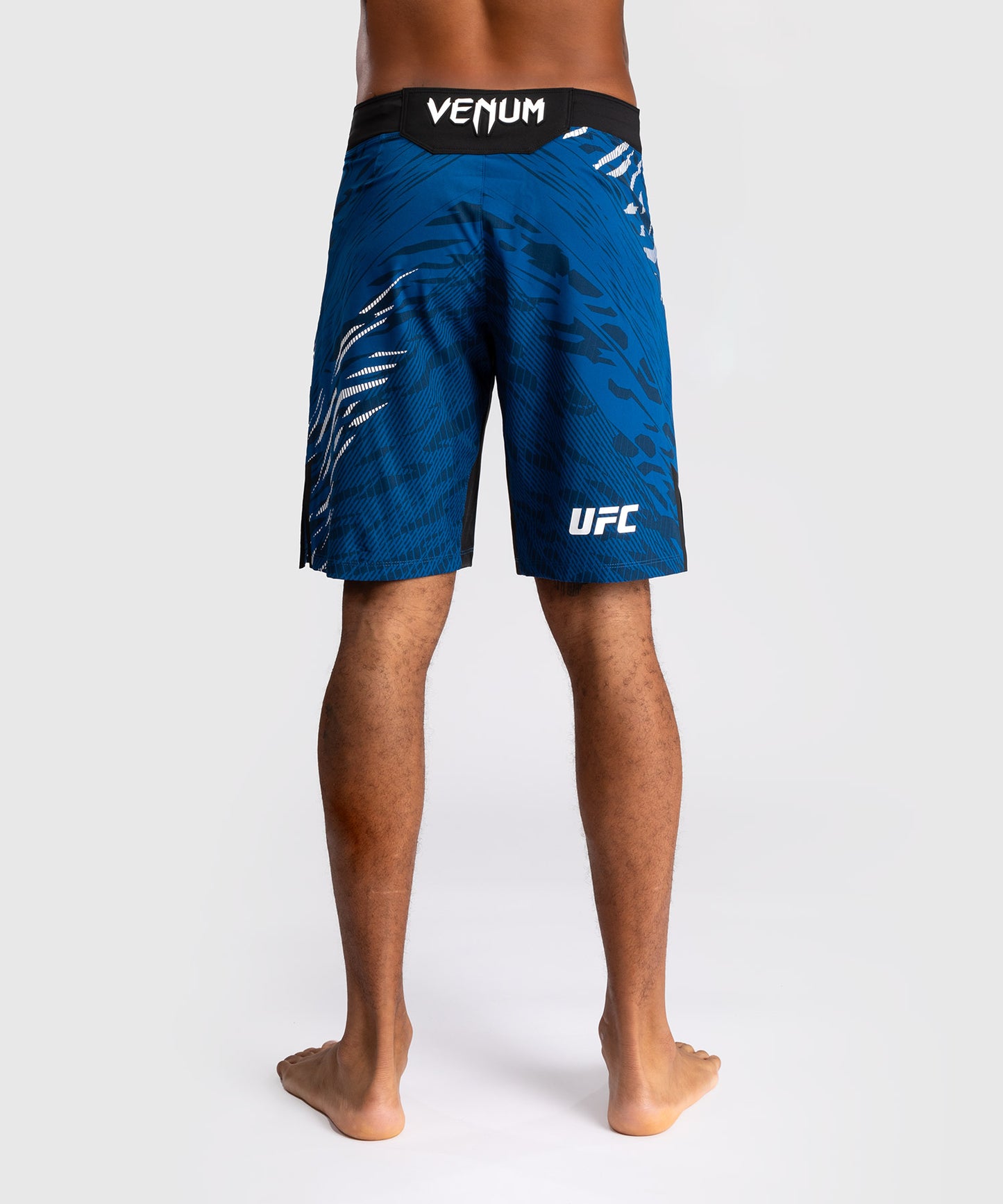 Shorts de Combat pour Hommes UFC Fusion by Venum Authentic Fight Night - Coupe Longue - Bleu