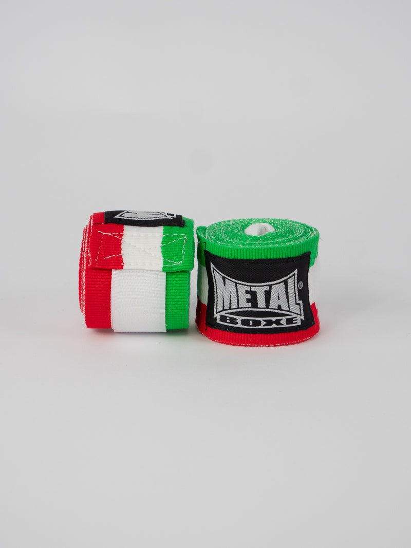 Metal Boxe Italie Bende da Boxe 2.50M – Verde/Bianco/Rosso