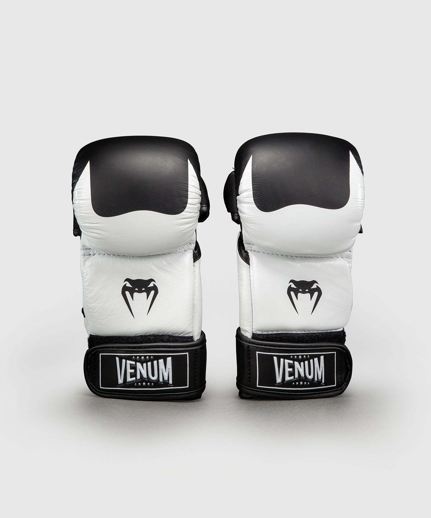 Venum Attack 2.0 Sparringhandschuhe Leder – Schwarz/Weiß