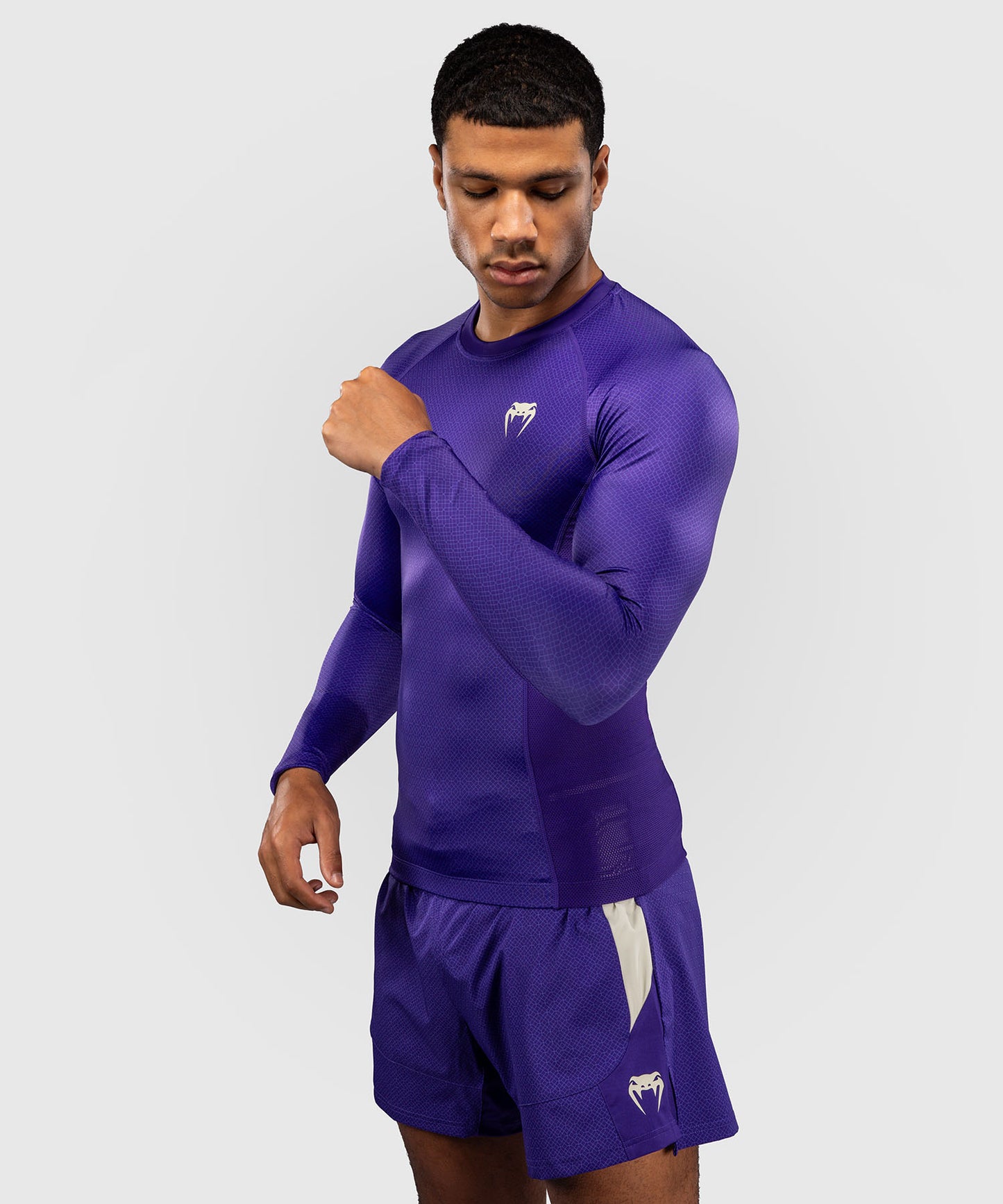 Rashguard à Manches Longues Venum x Roger Gracie Academy - Violet