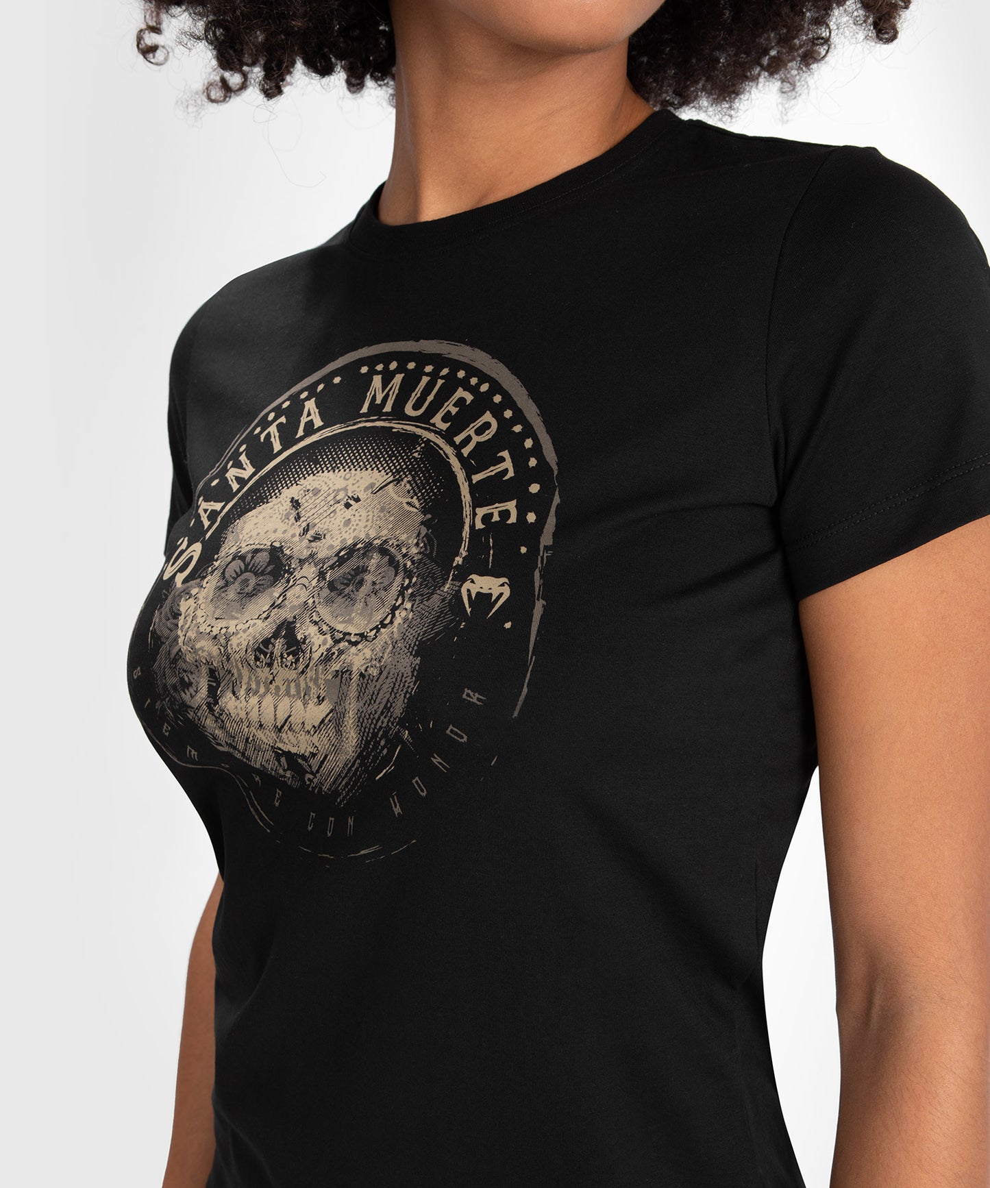 T-shirt Santa Muerte Dark Side Venum Femme - Noir/Marron