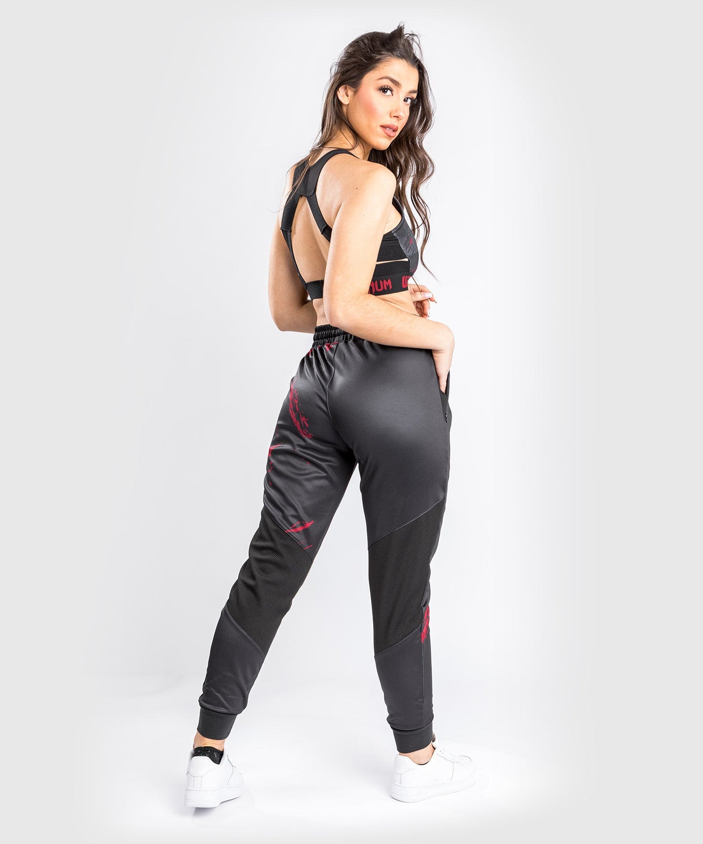 UFC Venum Authentic Fight Week 2.0 Jogging Pants - For Women - Black/Red