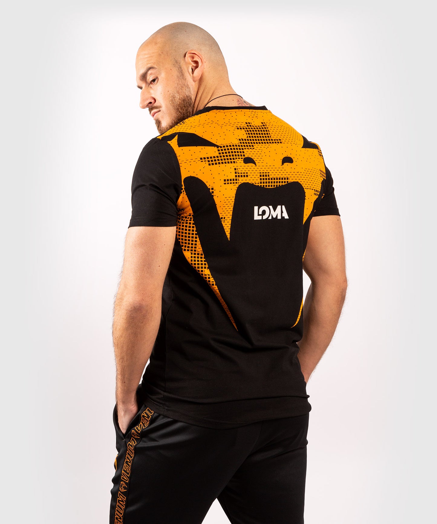 T-Shirt Venum Loma Fight 11/12 - Black/Orange