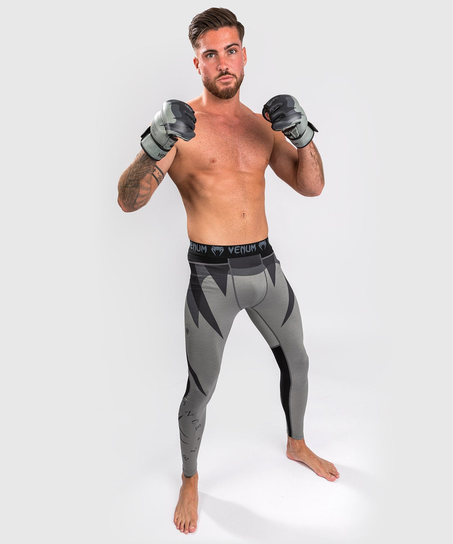 Venum Stone Compression Pants - Mineral Green