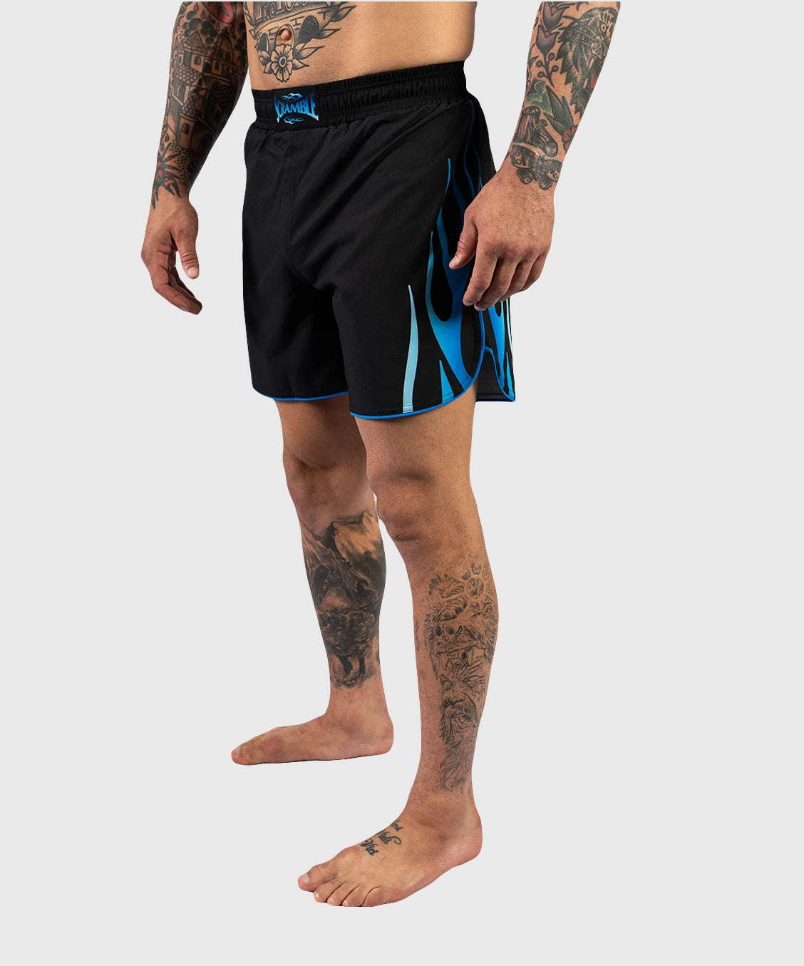 Scramble 1998 Ice Fightshorts - Schwarz/Blau