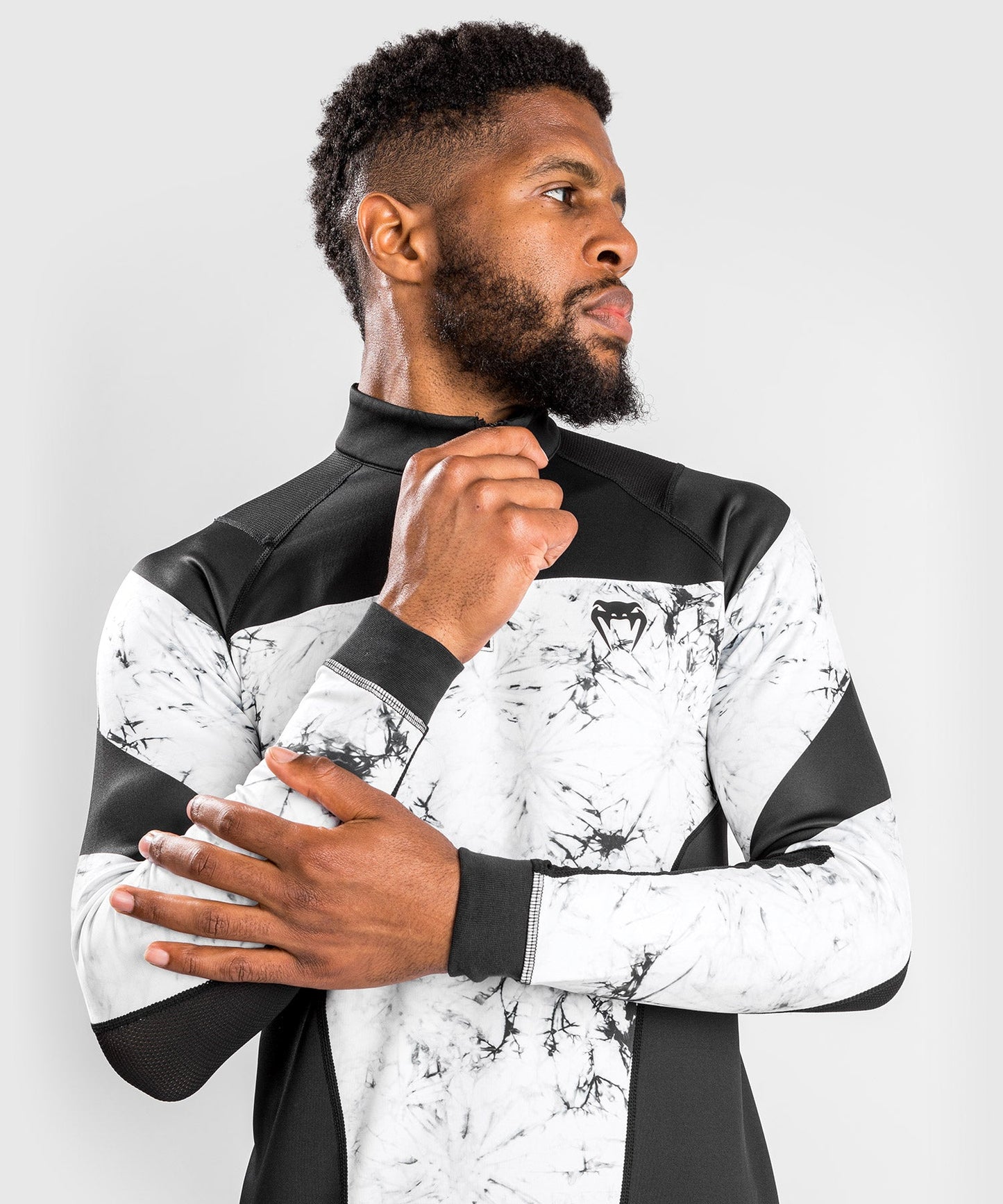 Dry Tech long sleeve zipped collar Venum G-Fit Marble - Marble
