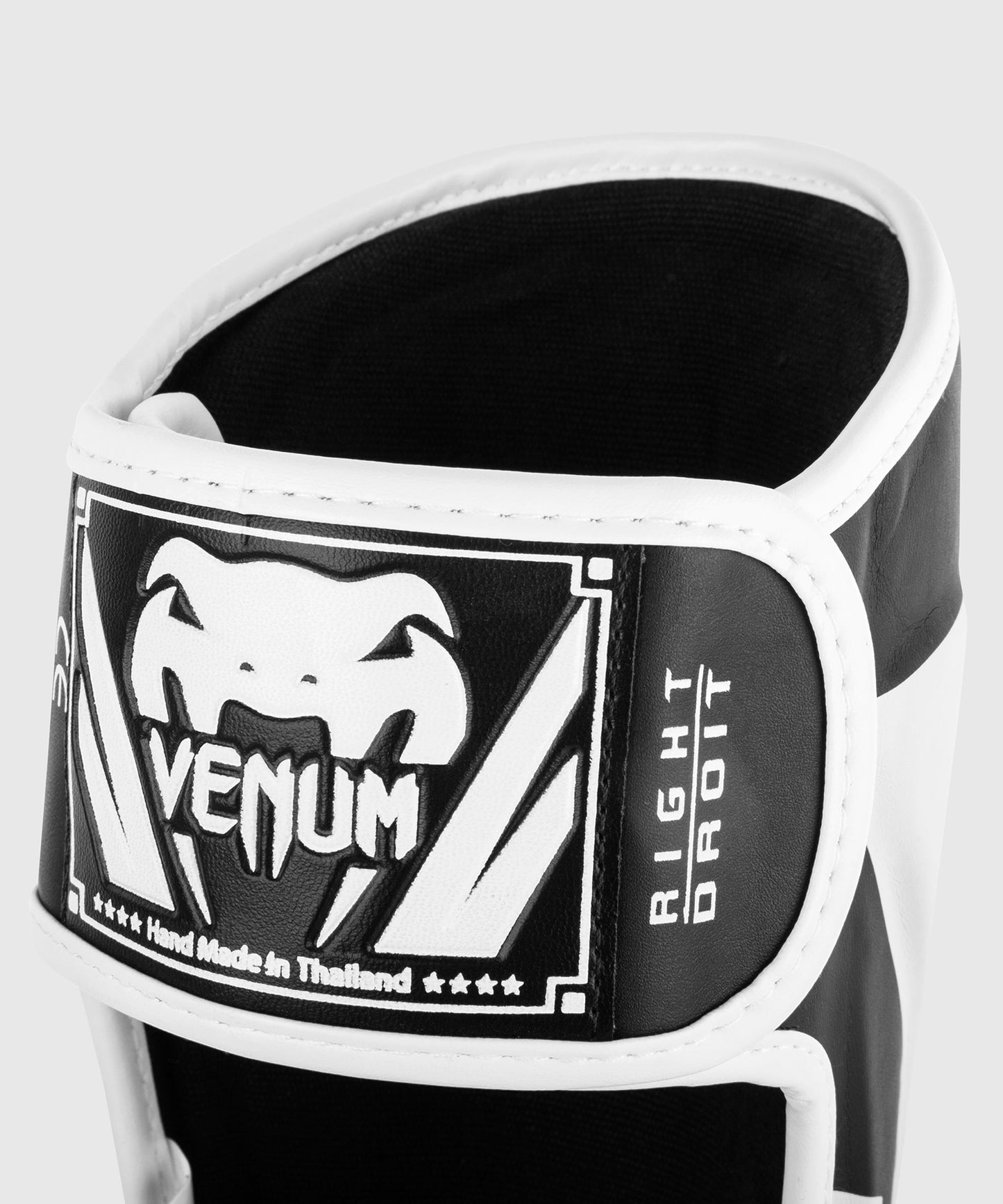 Protège-tibias Venum Elite - Noir/Blanc
