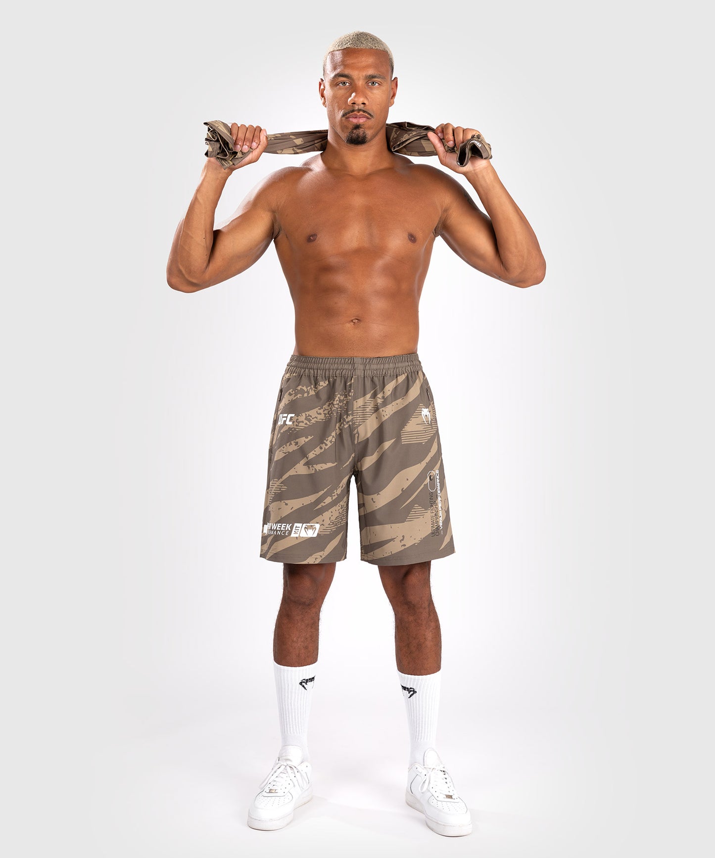 UFC Adrenaline by Venum Fight Week Performance Shorts Für Männer - Desert Camo