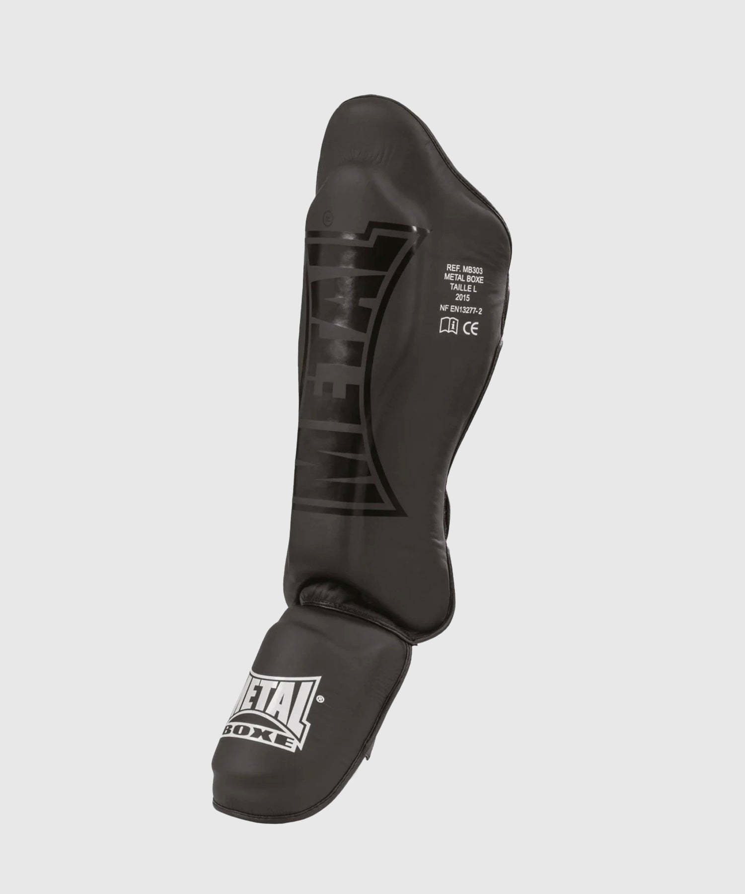 METAL BOXE Protège-Tibias Et Pieds Noir Taille XS