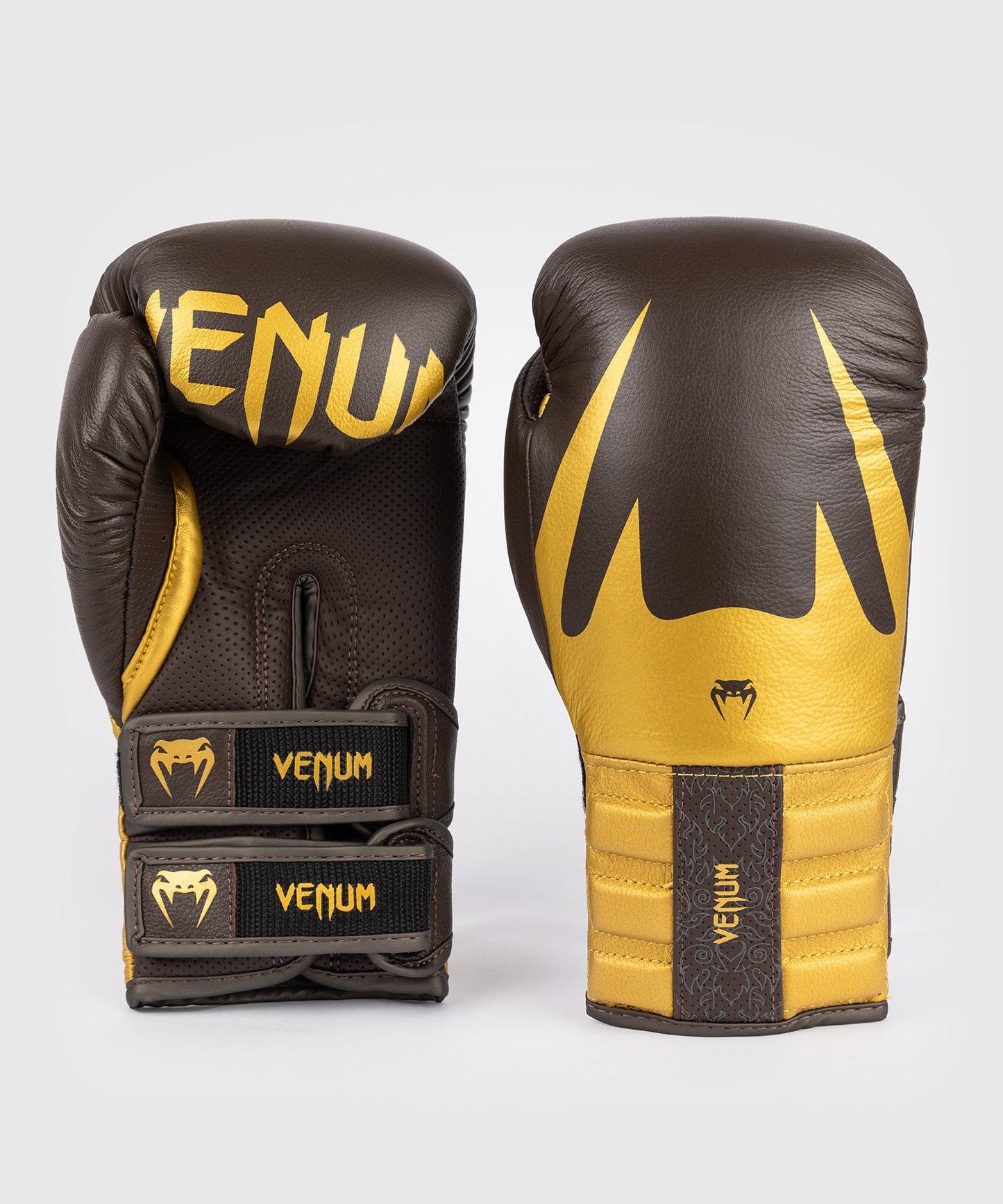 Venum Reverso Boxhandschuhe - Schokolade/Gold