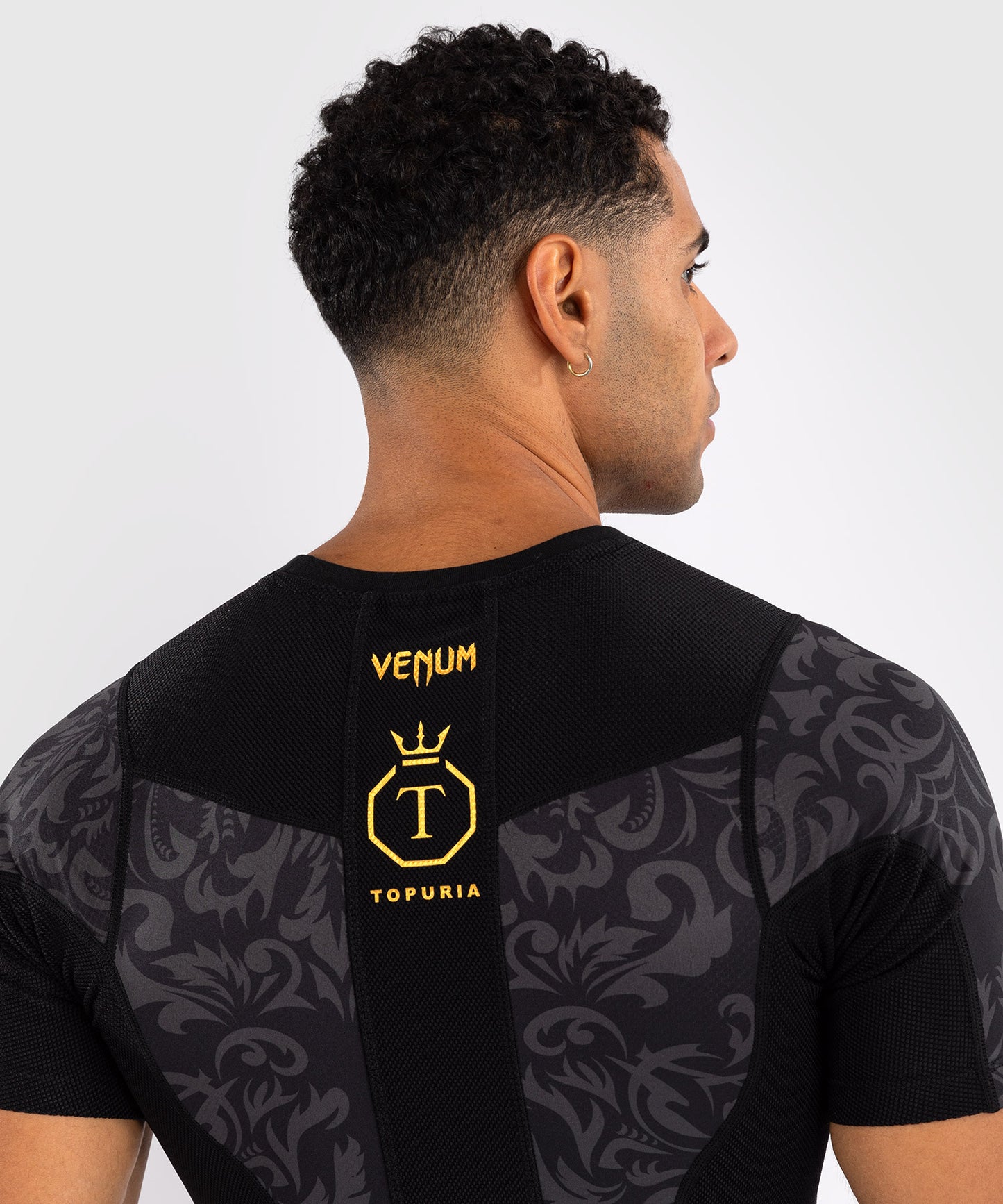 Rashguard Venum x Topuria Unmatched Edition - Noir/Doré