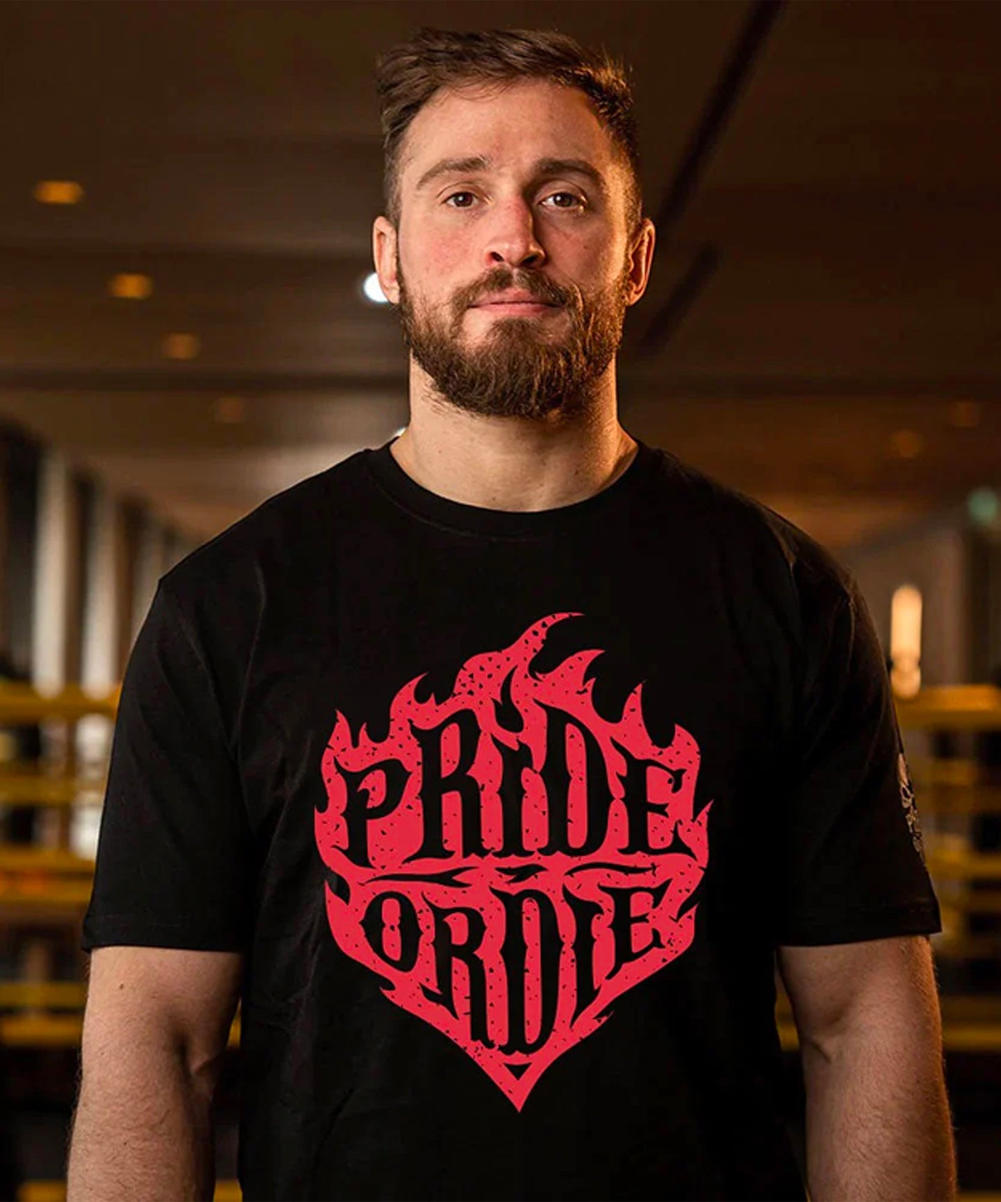 T-Shirt Pride Or Die Reckless Flames - Noir