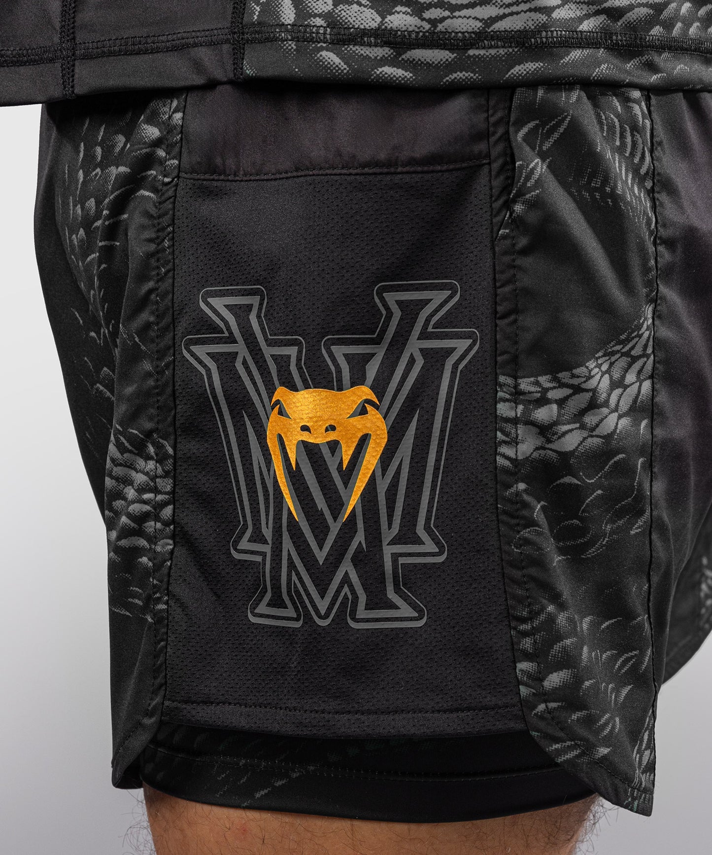 Venum Matupa Training Shorts - Black/Grey/Gold
