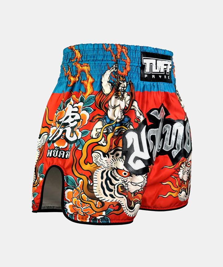 Tuff Payak Fujin The Wind God Muay Thai Shorts - Red