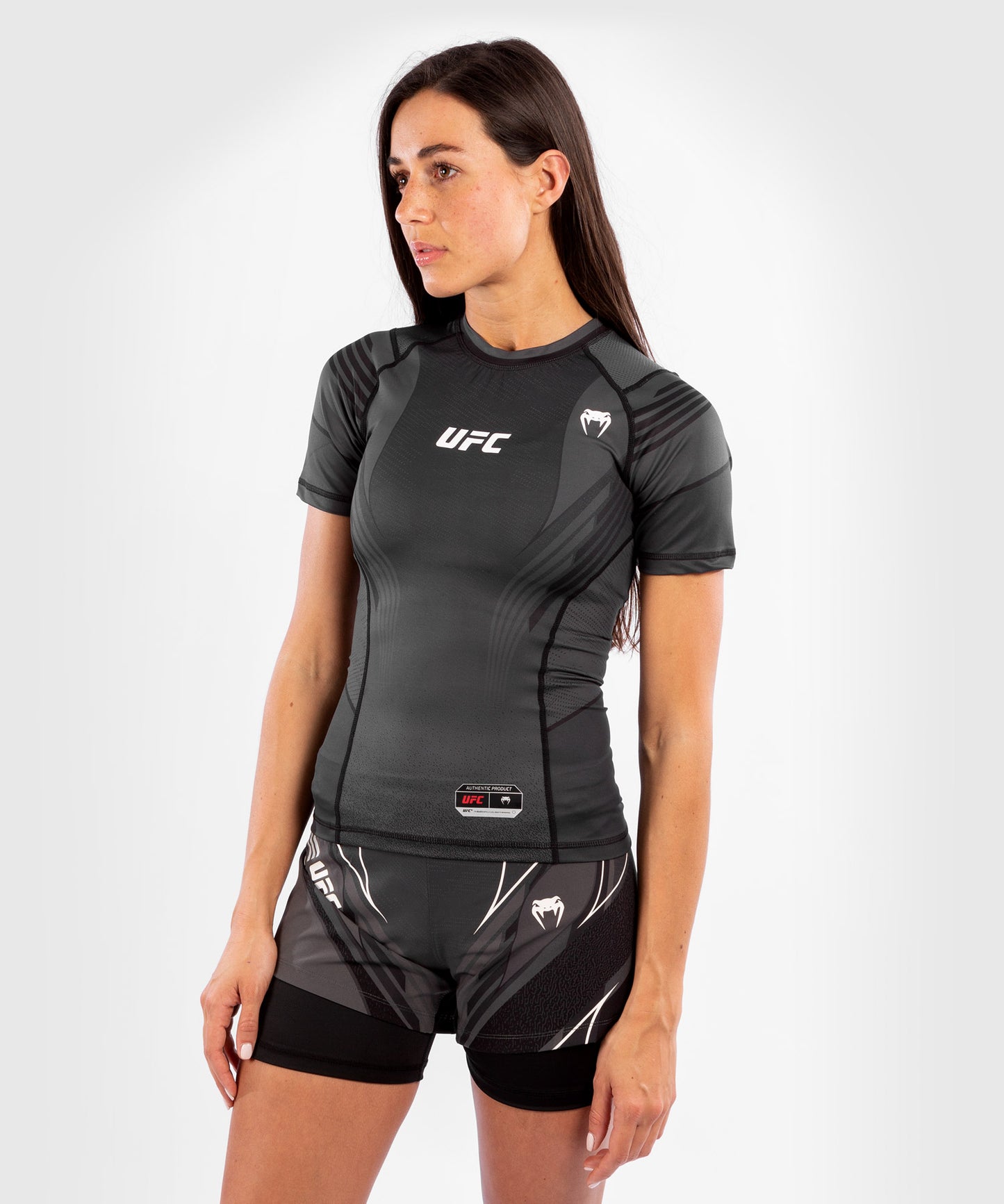UFC Venum Authentic Fight Night Women's Rashguard - Black