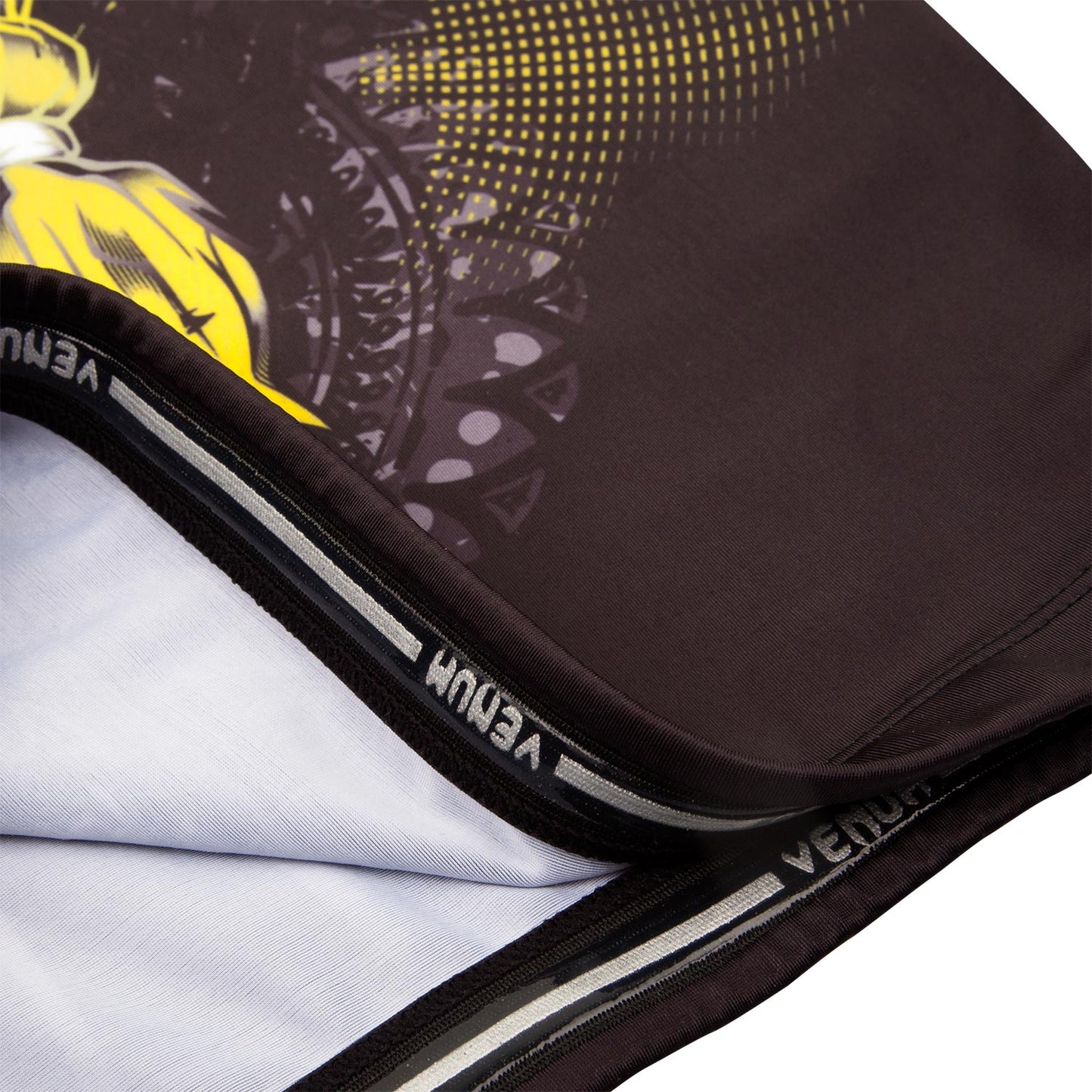 Venum Viking 2.0 Rashguard Short Sleeves - Black/Yellow