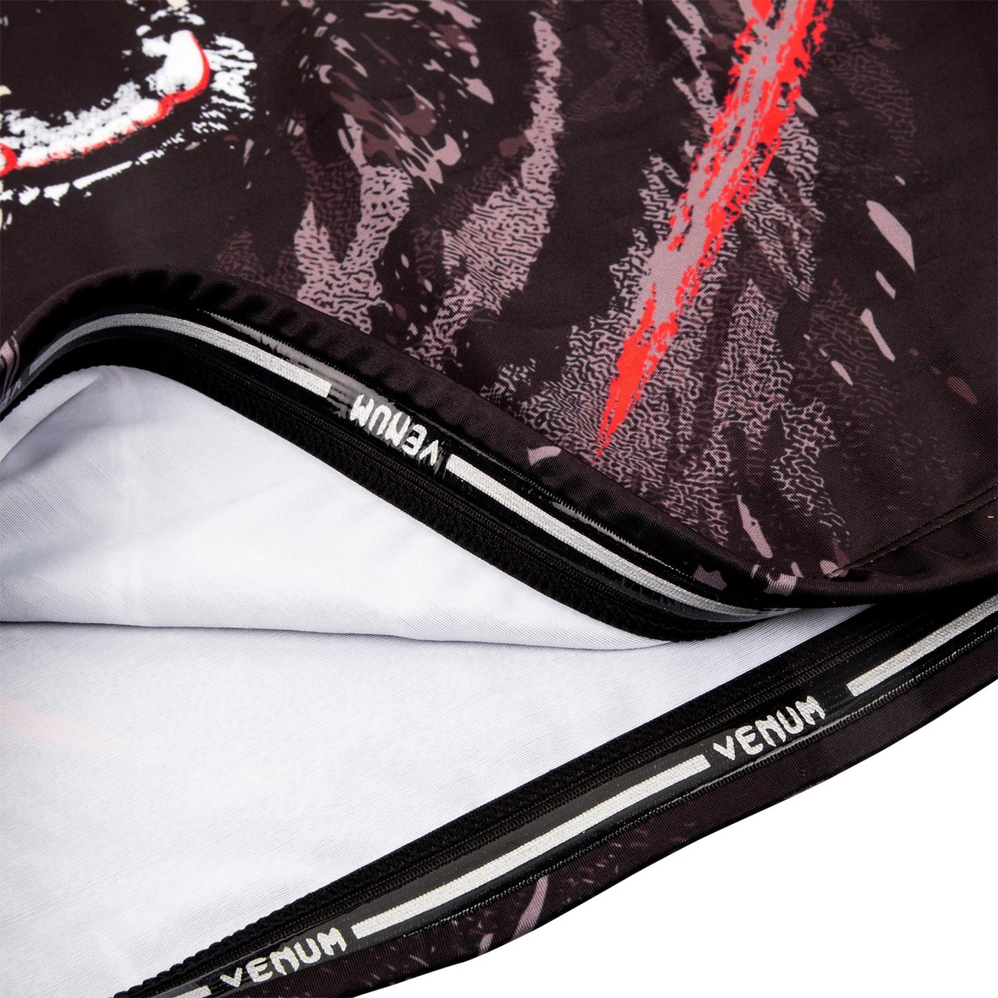 Venum Grizzli Rashguard - Short Sleeves - Black/White