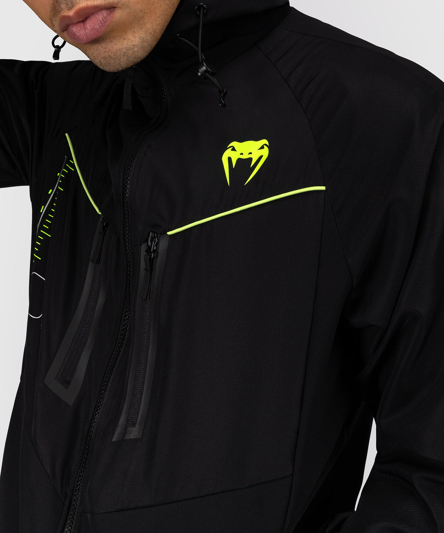 Venum Training Camp 4.0 Trainingsjacke - Schwarz/Neongrün