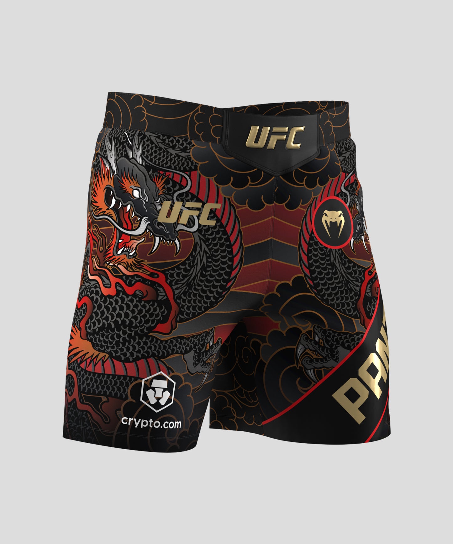 UFC Unrivaled by Venum Männer Alexandre Pantoja Short fit Kampfhosen - rot