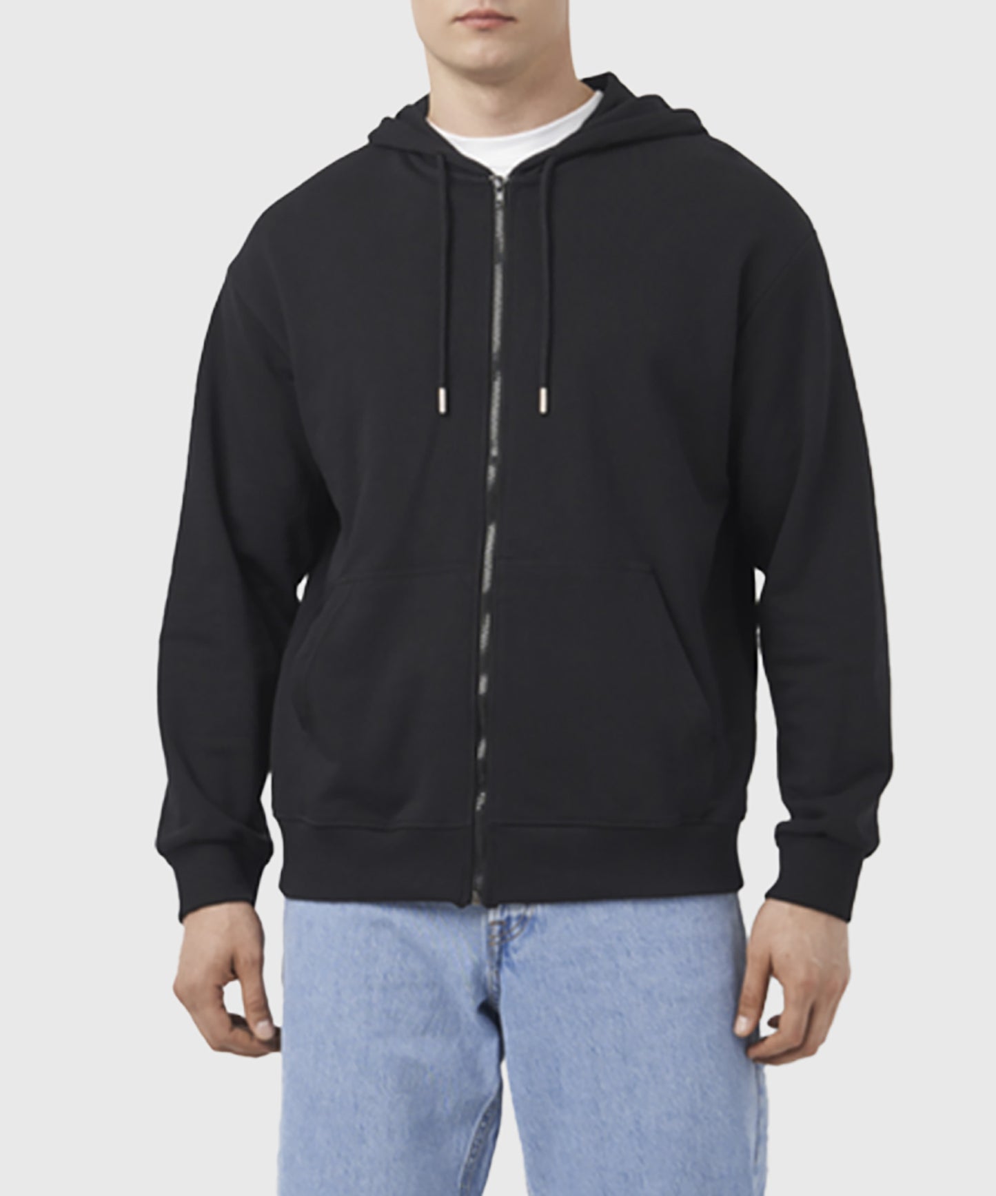 Everlast Back Square Zipped Sweatshirt - Black