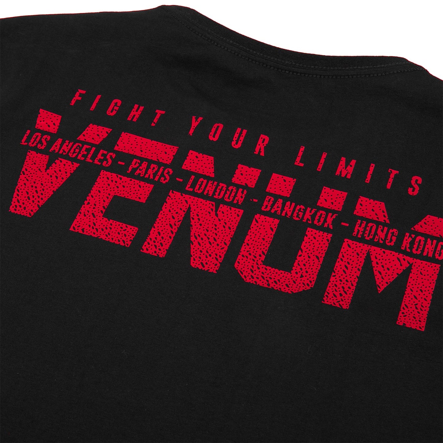 Venum Signature T-shirt - Long Sleeves - Black/Red