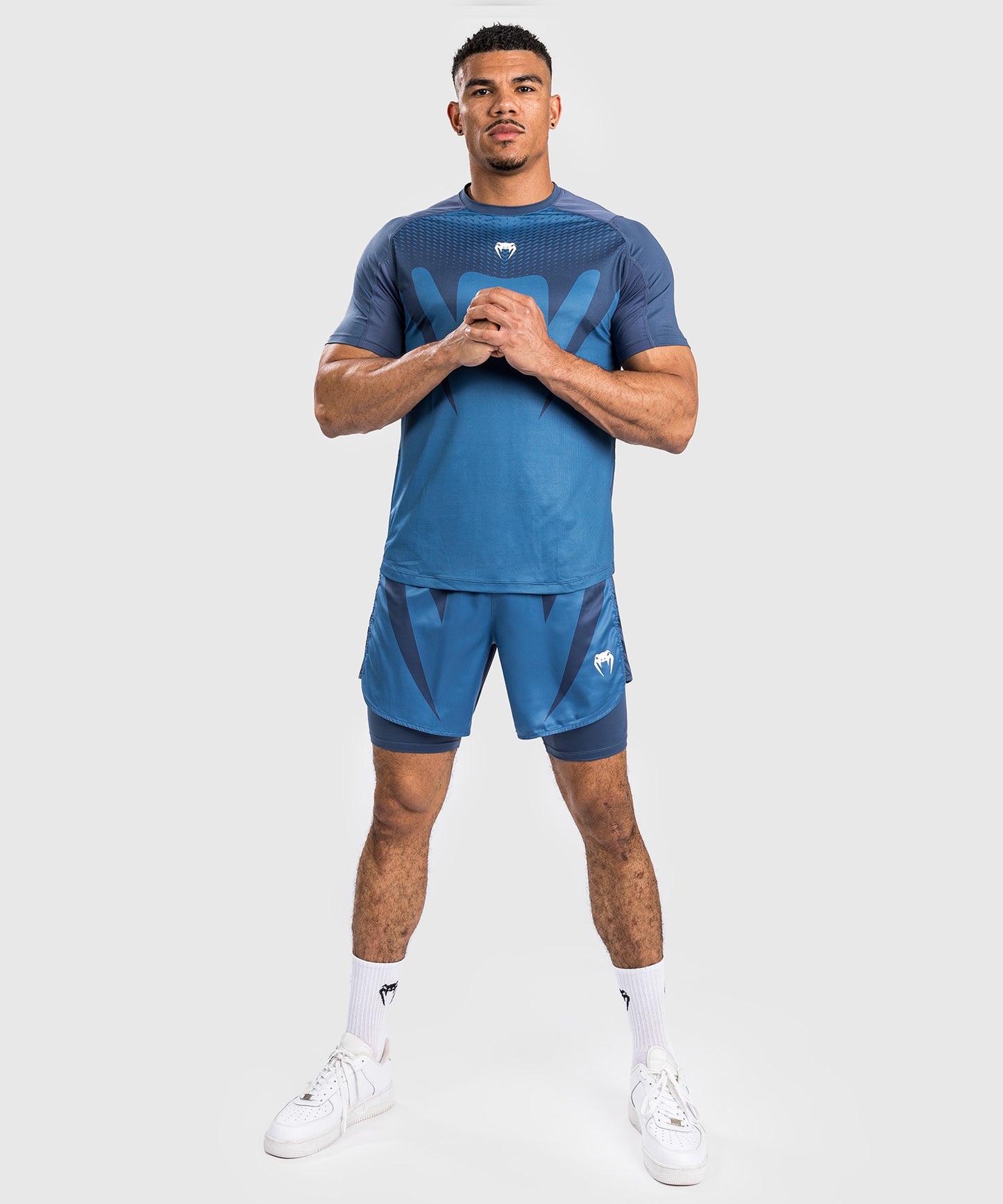 T-Shirt Dry-Tech Pour Hommes Venum Attack - Bleu Marine