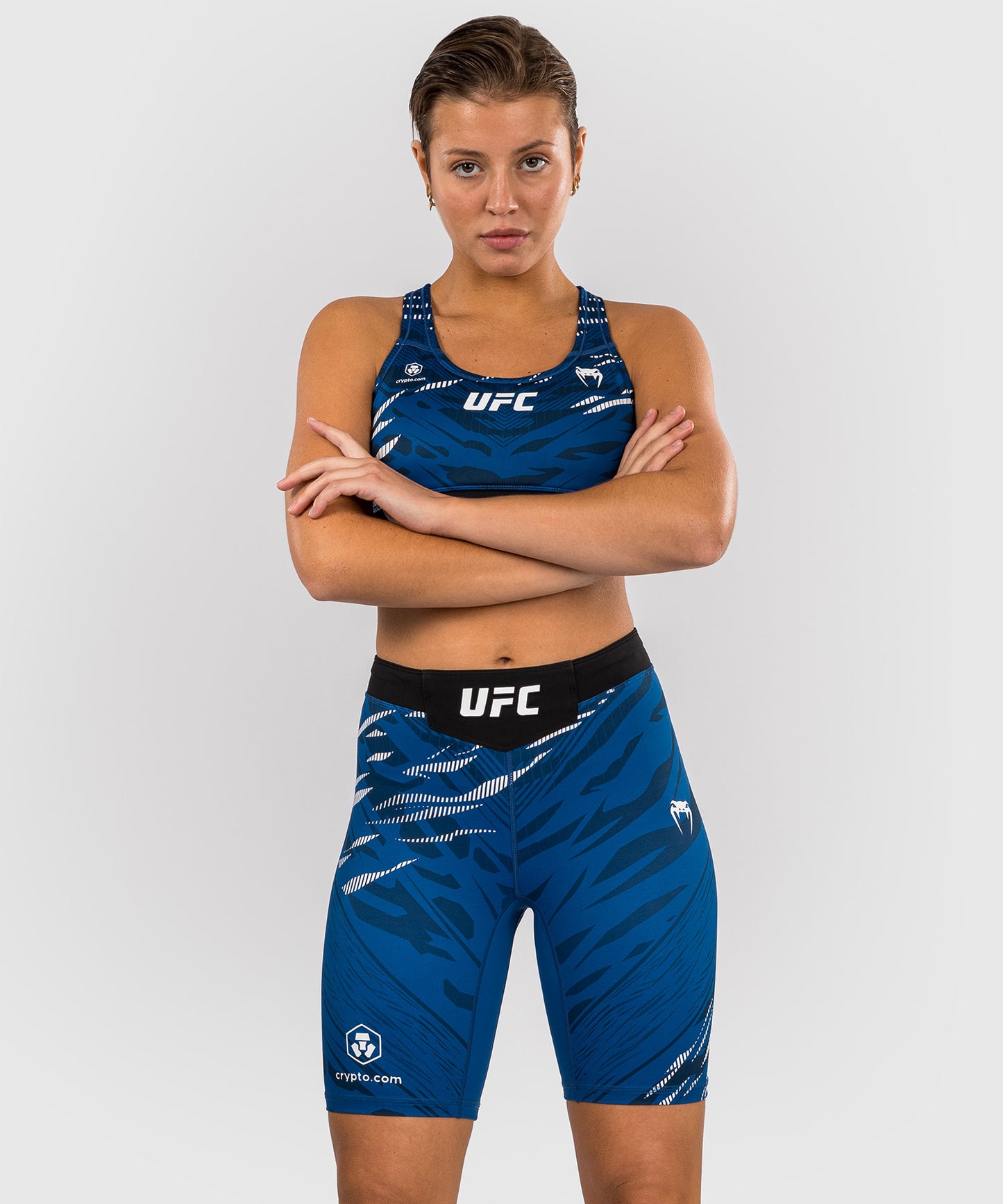 UFC Fusion by Venum Authentic Fight Night Damen Vale Tudo Short - Long Fit - Blau