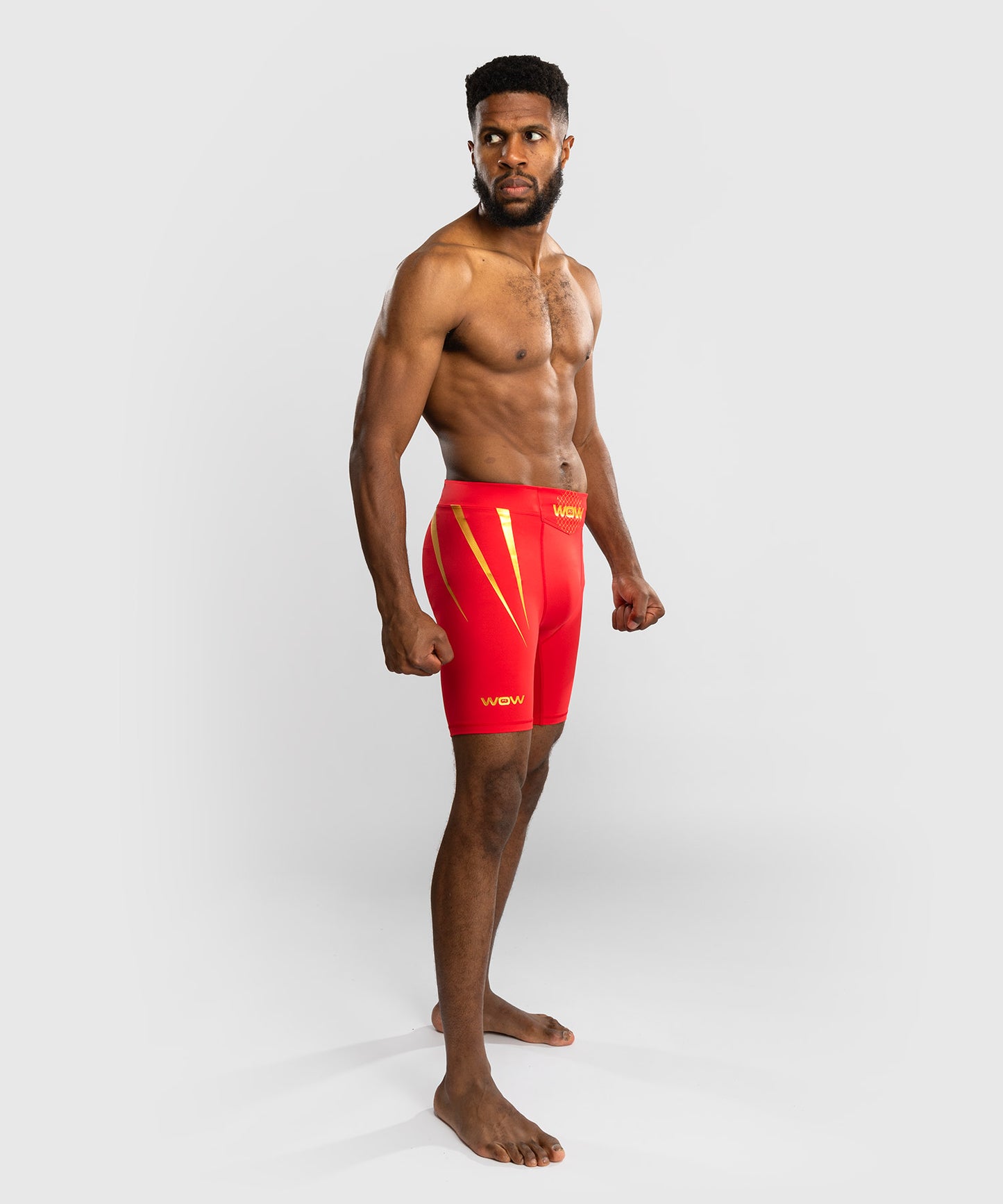 Venum x WOW FC Herren Vale Tudo Shorts - Fury Red/ Gold