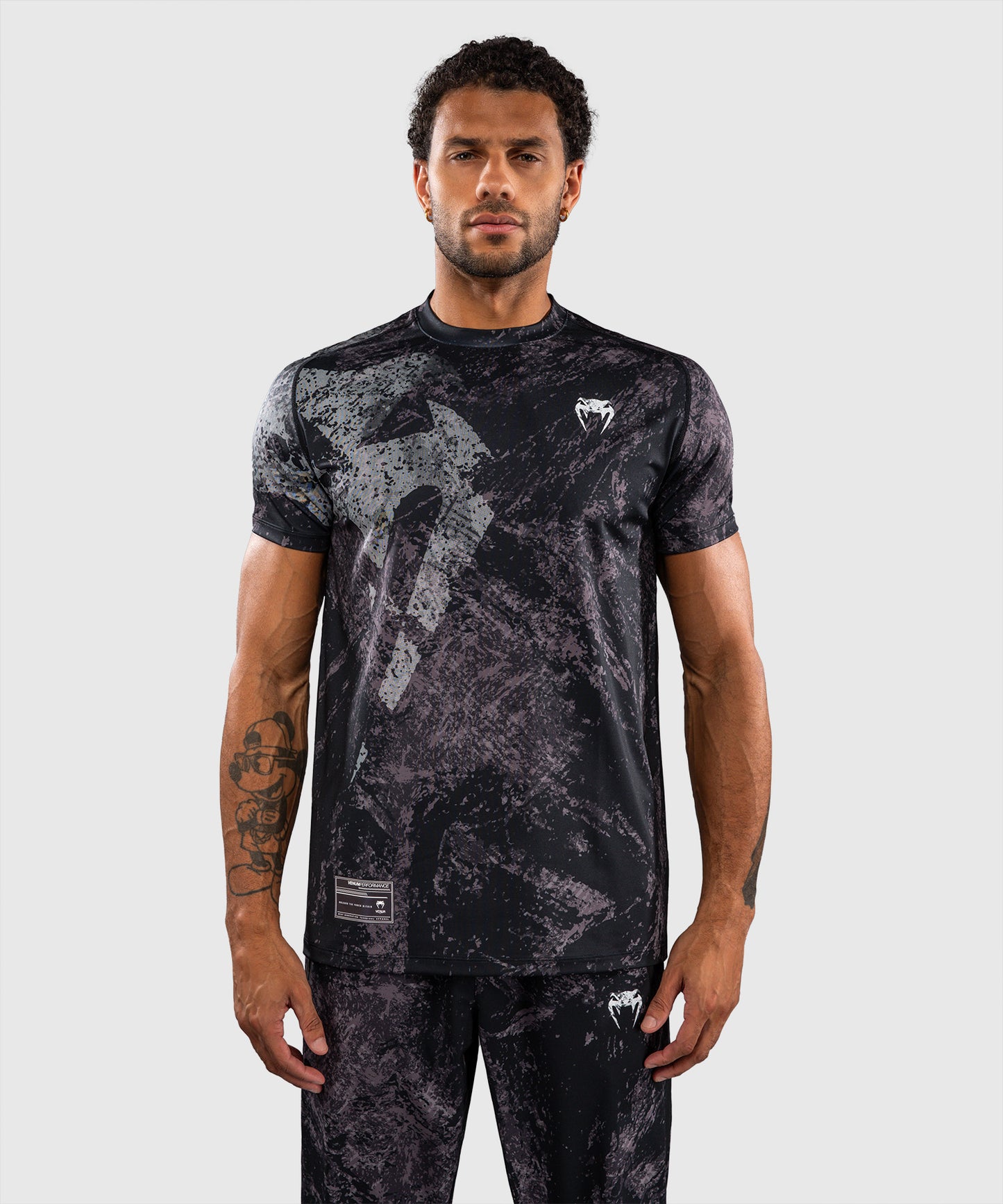 Venum Rage & Workout Dry-Tech-T-Shirt - Schwarz/Grau
